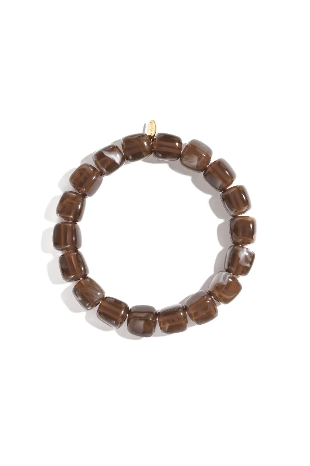 Armband Perlen Kaffeebraun 296311