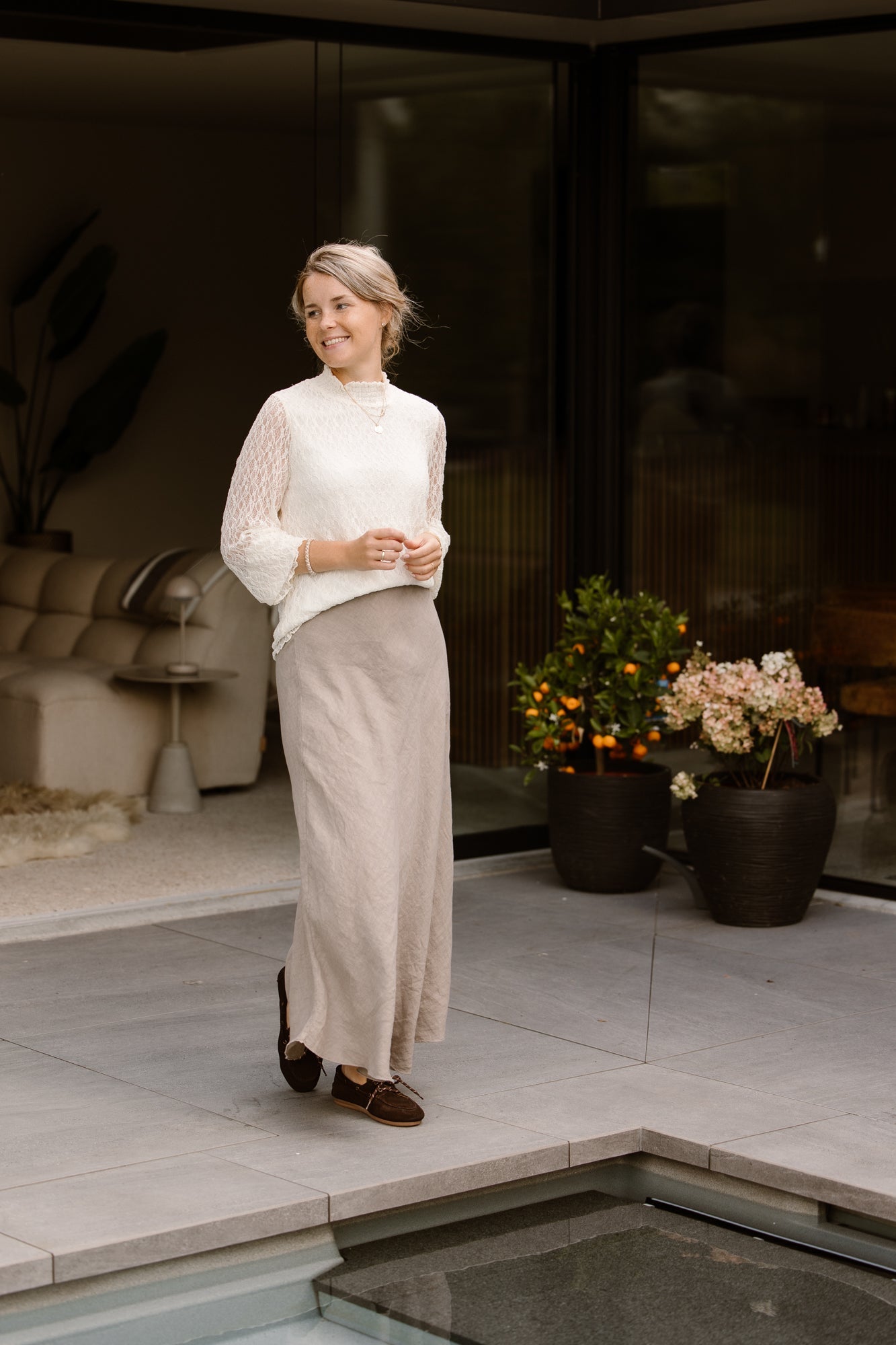 Eabha Top Wool White - Bij Keesje - G-maxx - top