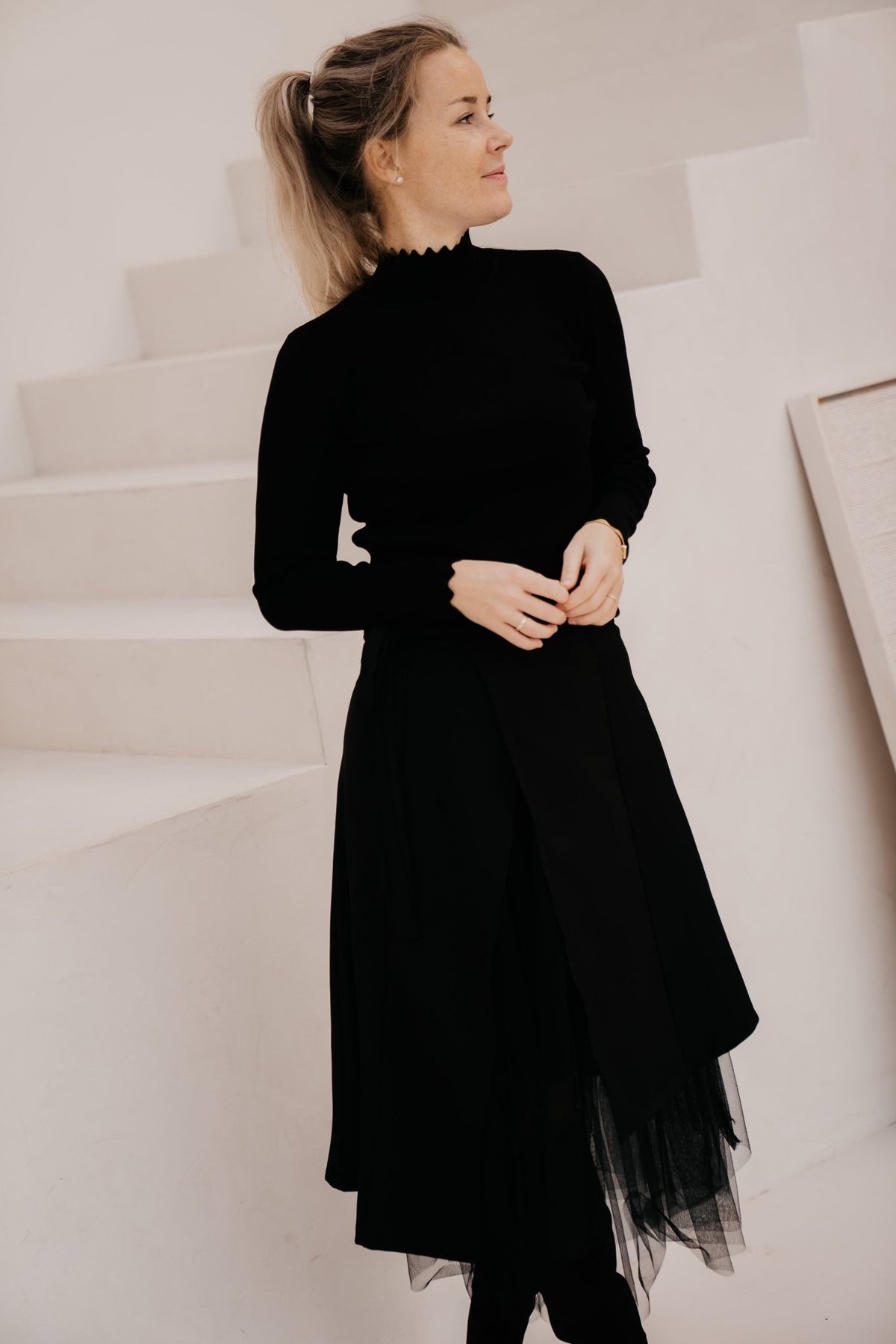 Elianne lace skirt black - Bij Keesje - Bij Keesje - Rok