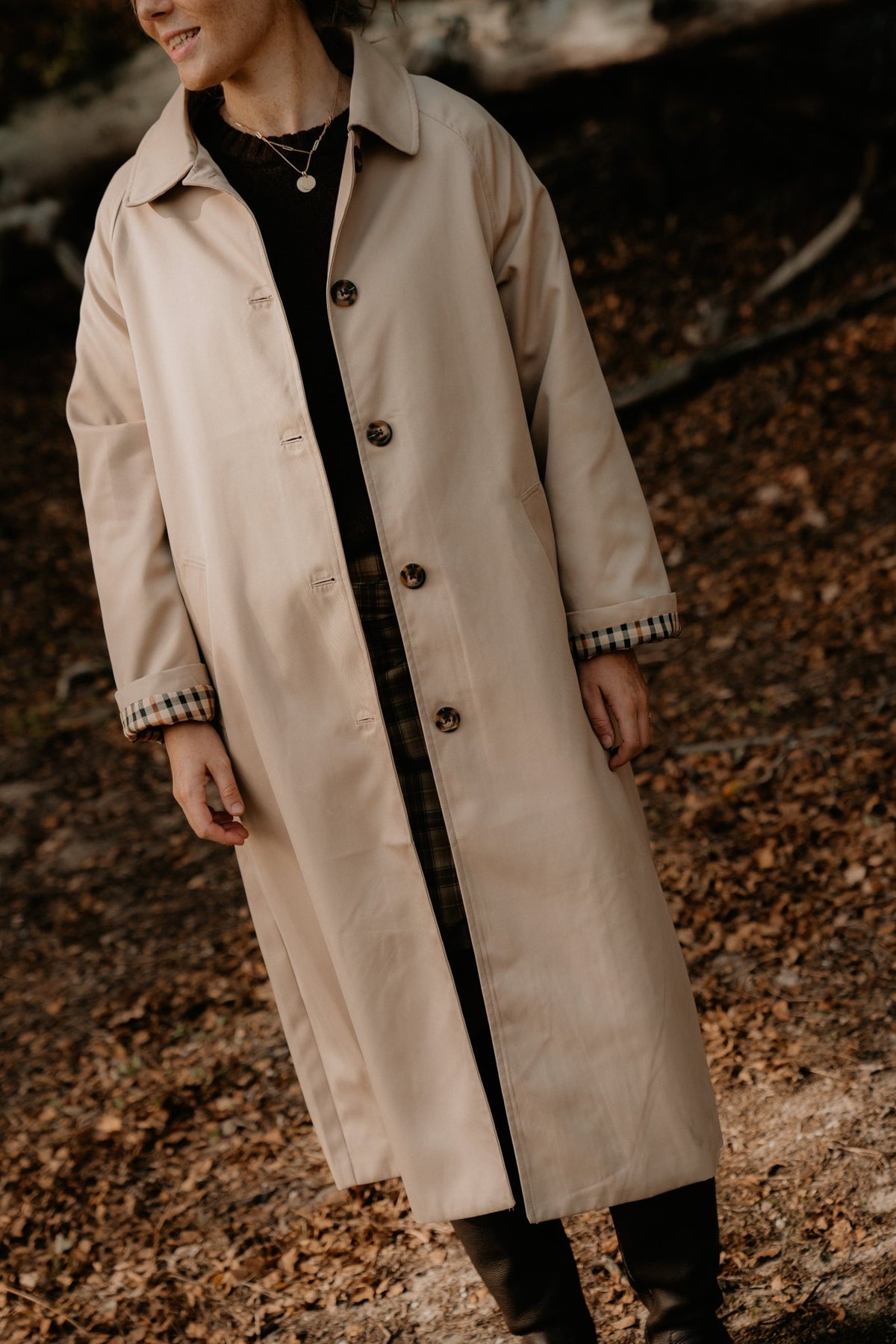 Erina Trenchcoat Taupe - Bij Keesje - Bij Keesje - Jas