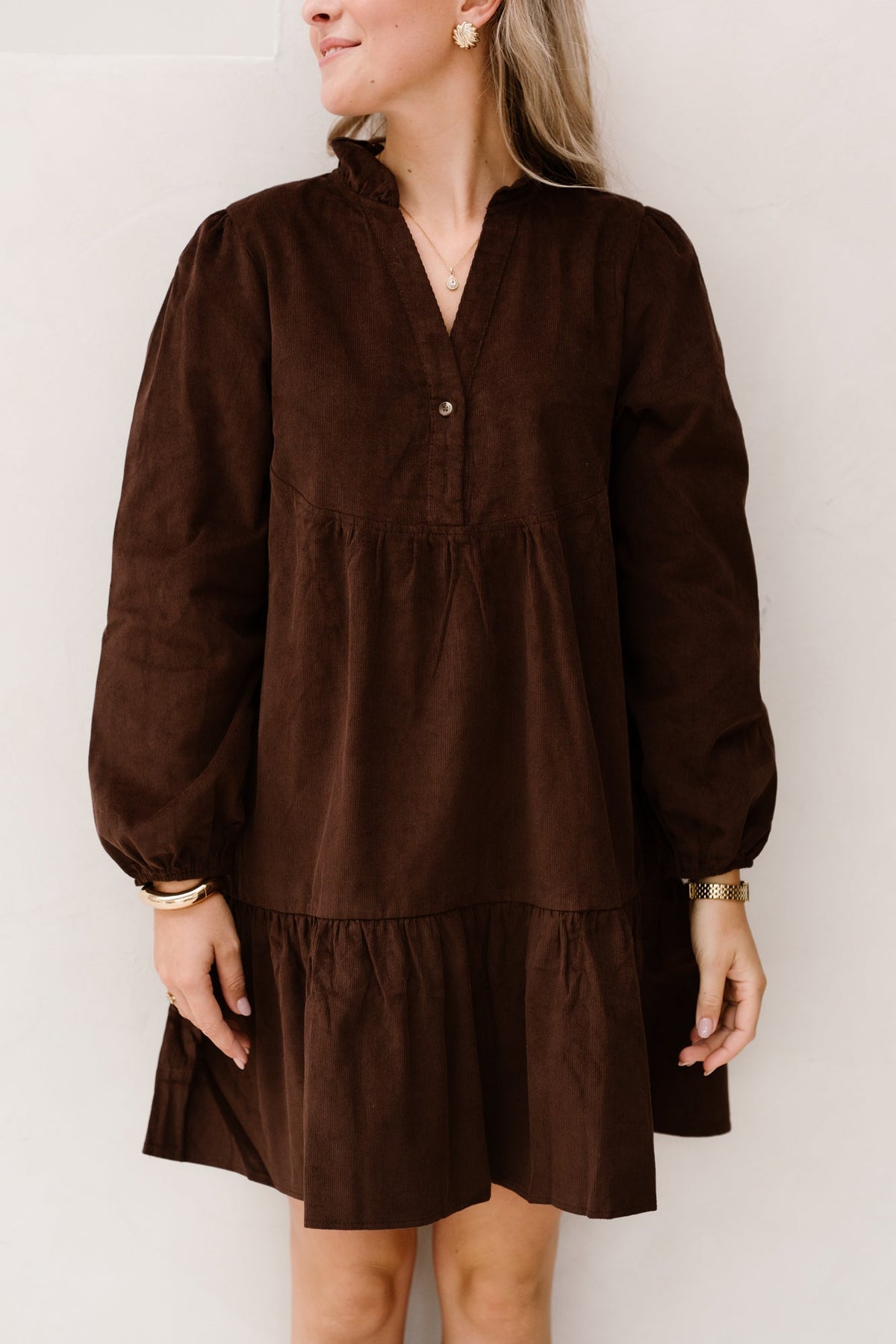Esma Dress Brown - Bij Keesje - Bij Keesje - Jurk