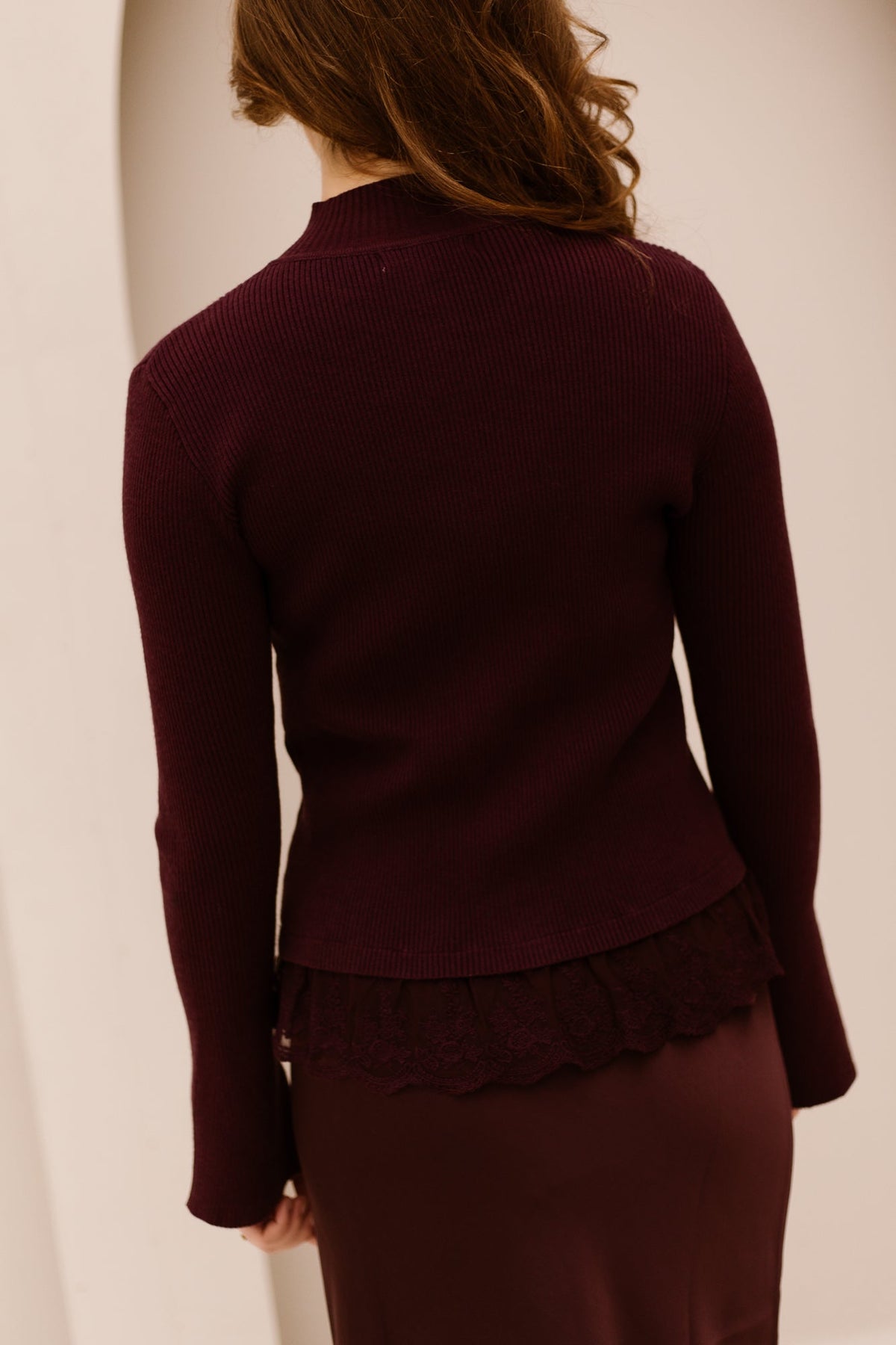 Esther vestje bordeaux - Bij Keesje - Bij Keesje - Vest