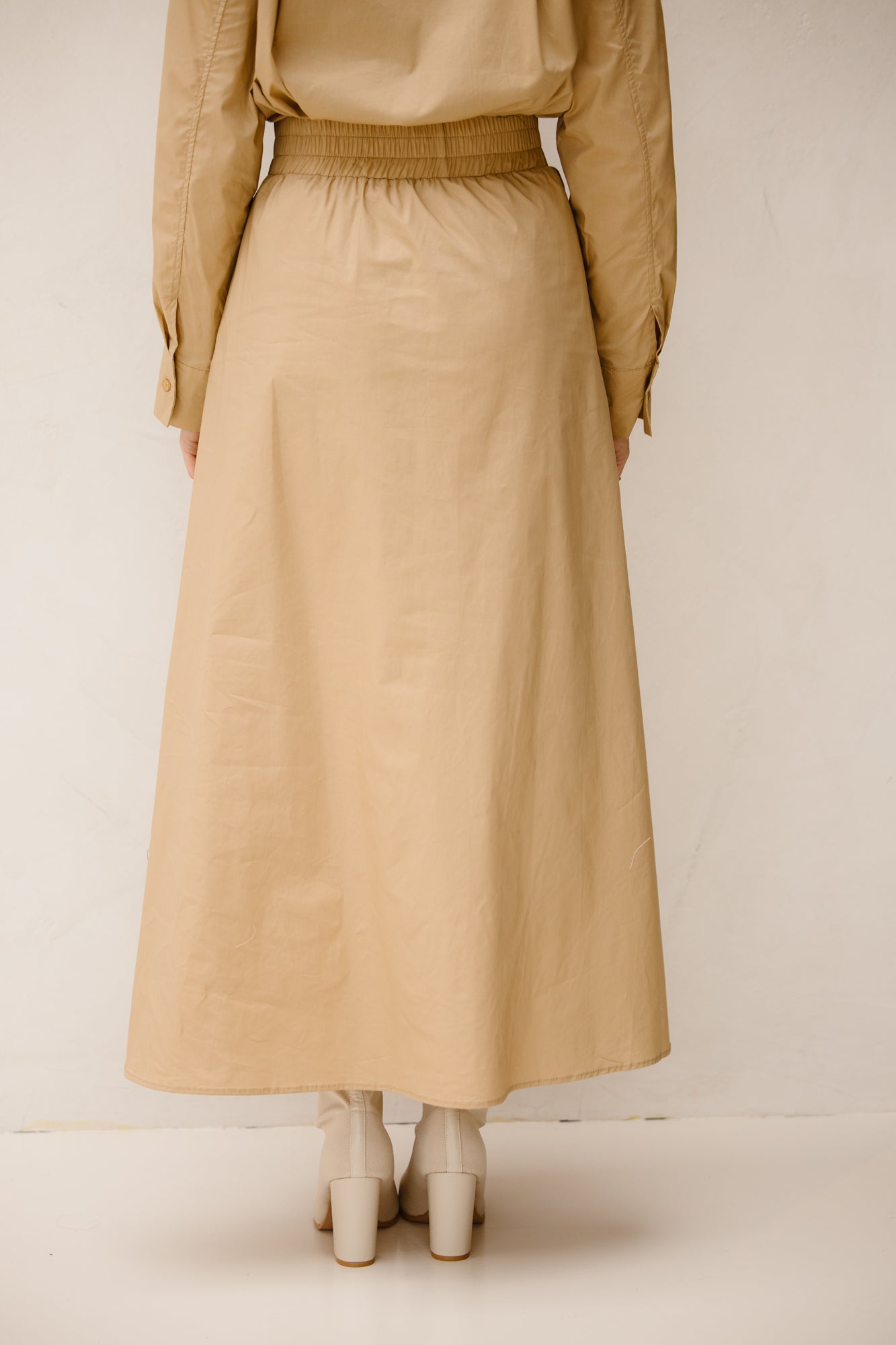 Femke katoenen rok camel - Bij Keesje - Bij Keesje The Label