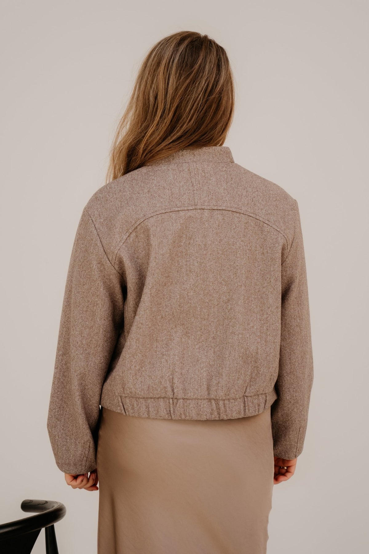 Fqesyanna-Jacket Morel Melange - Bij Keesje - Free/Quent - Jas