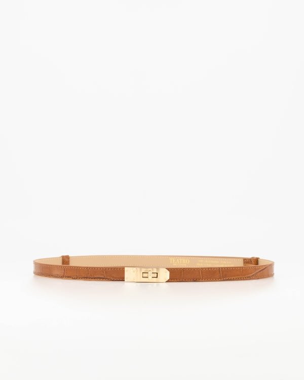 Garcia riem croco cognac - Bij Keesje - Bij Keesje - Riem