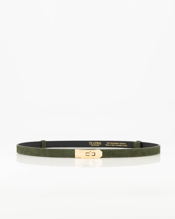 Garcia riem suede verde - Bij Keesje - Bij Keesje - Riem