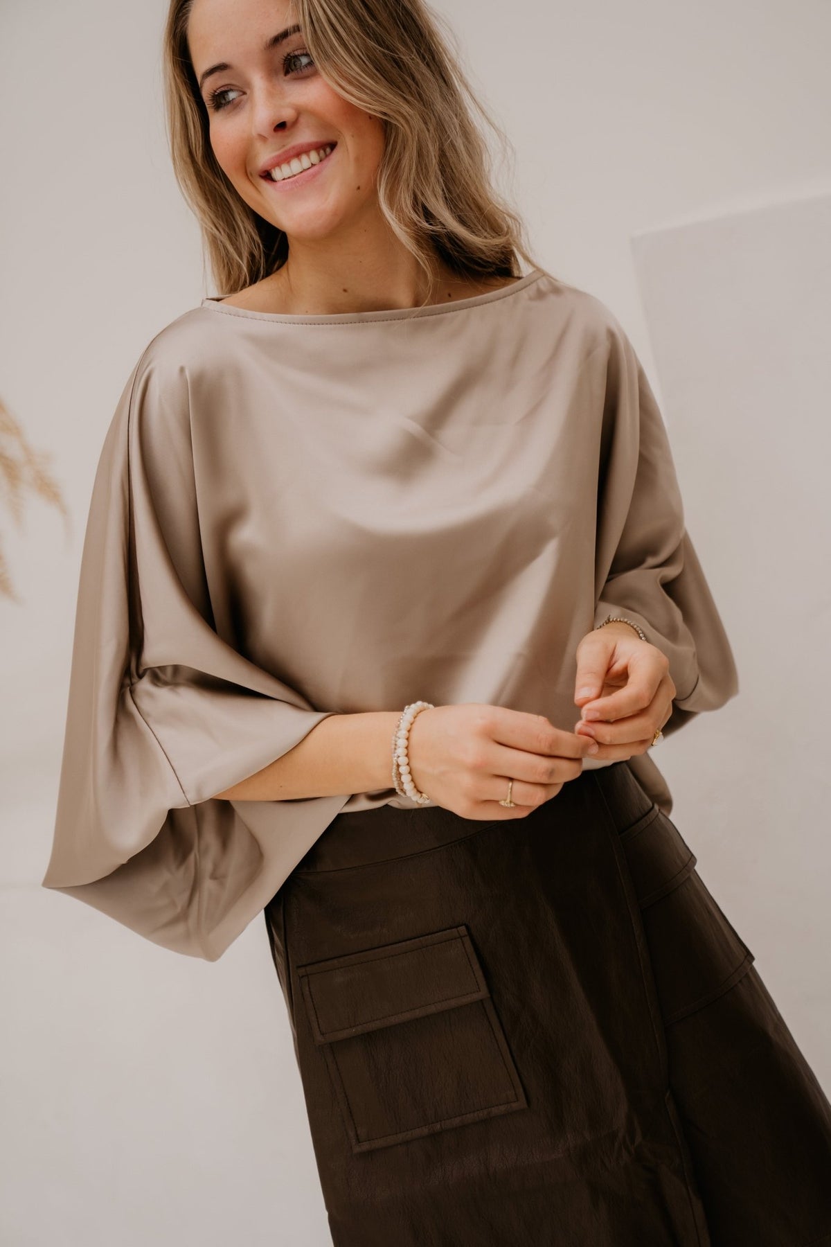 Gera Blouse Champagne - Bij Keesje - Bij Keesje - Blouse