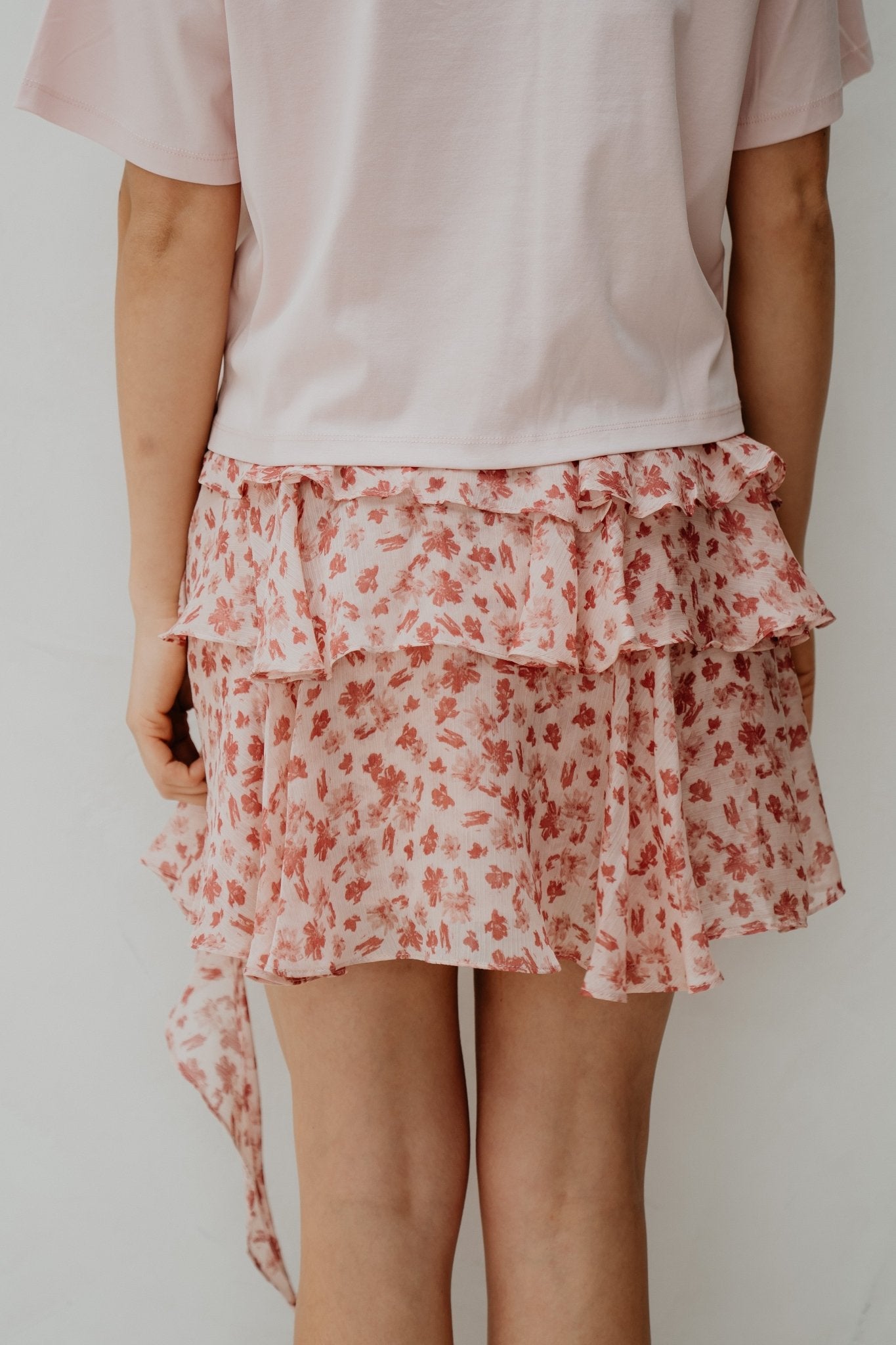 Ginla Flower Skirt Dusty Rose - Bij Keesje - Neo Noir - Rok