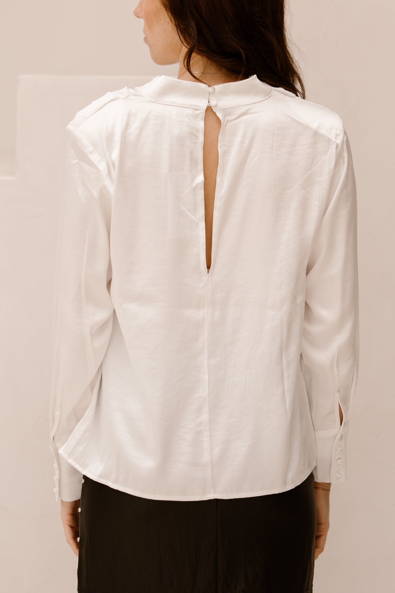 HelenCC Button Blouse white - Bij Keesje - Co'couture - blouse