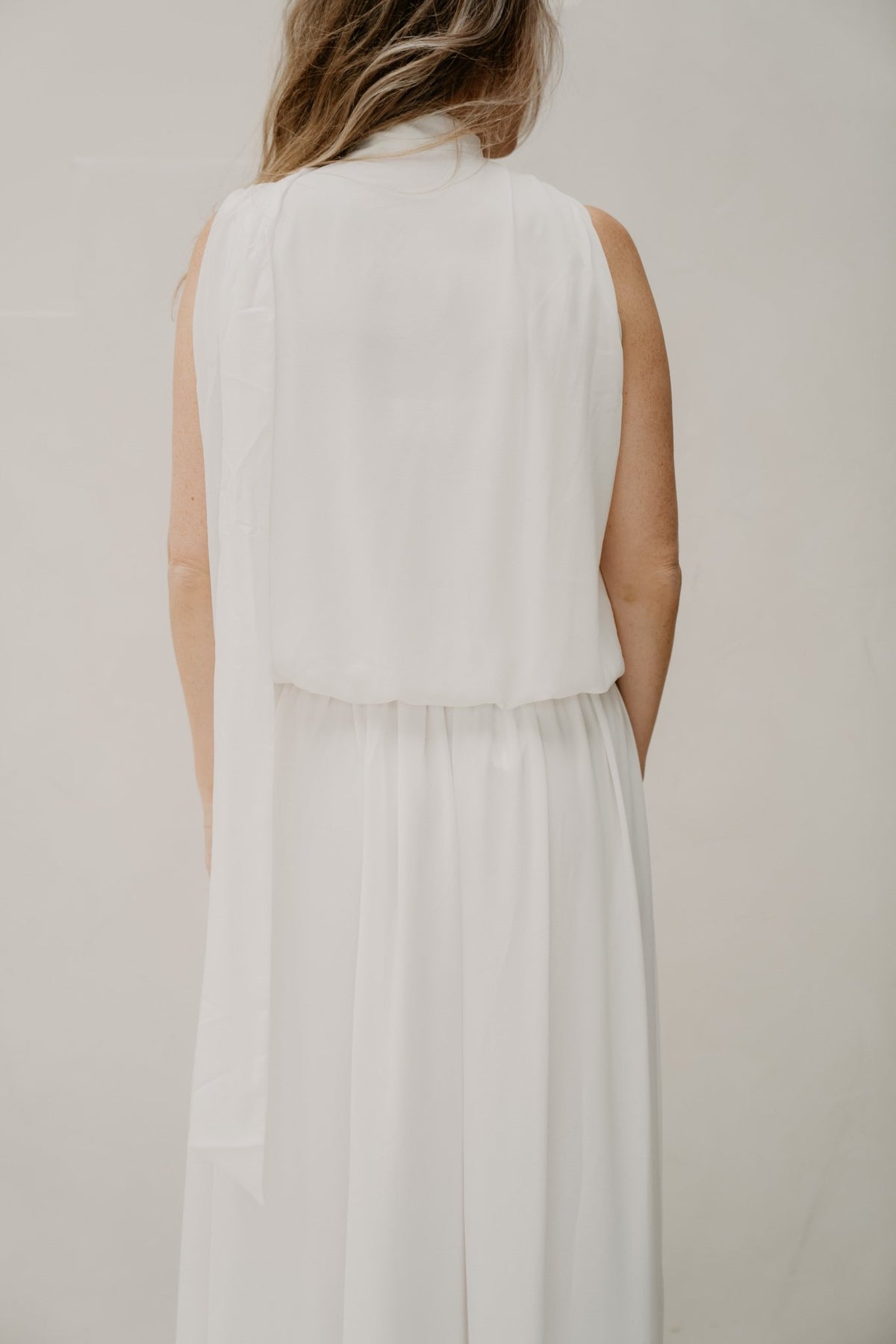 Inge Chiffon Top Off White - Bij Keesje - Neo Noir - Top