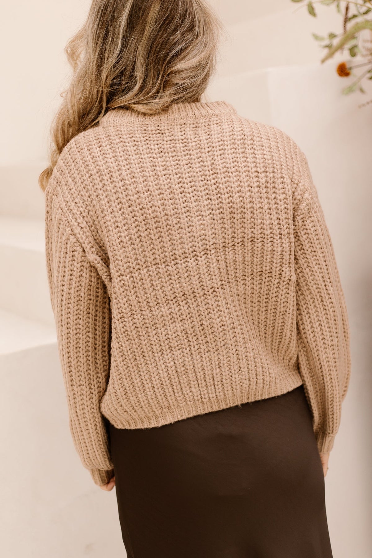 Irene cardigan taupe - Bij Keesje - YDENCE - Vest