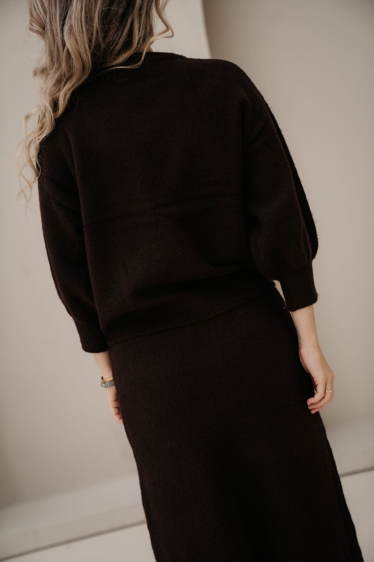 Isa knit top brown - Bij Keesje - Bij Keesje - Top