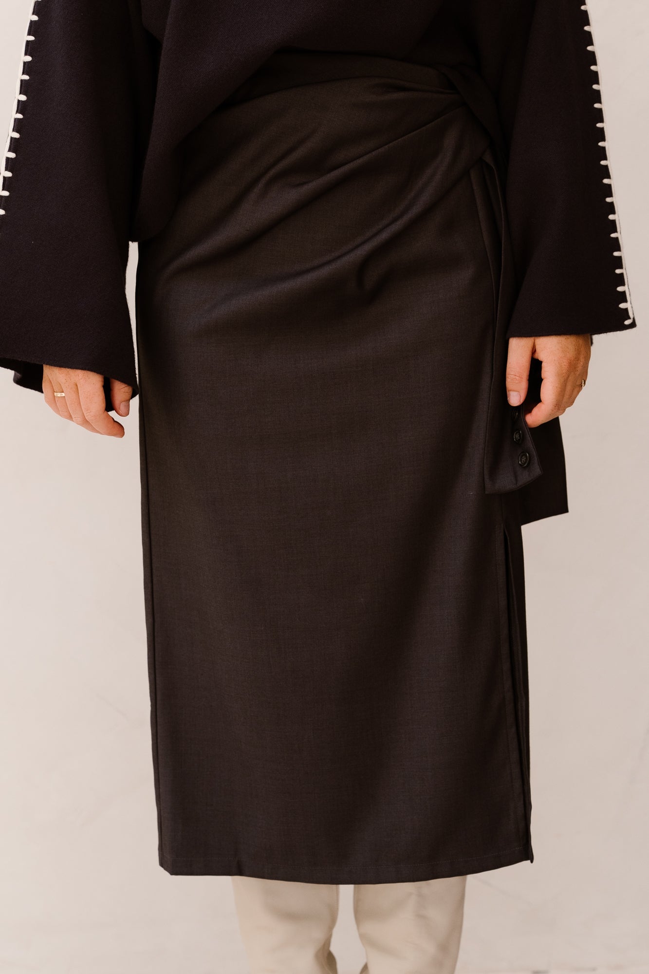 Jadoma Skirt Anthracite - Bij Keesje - Ange - Rok