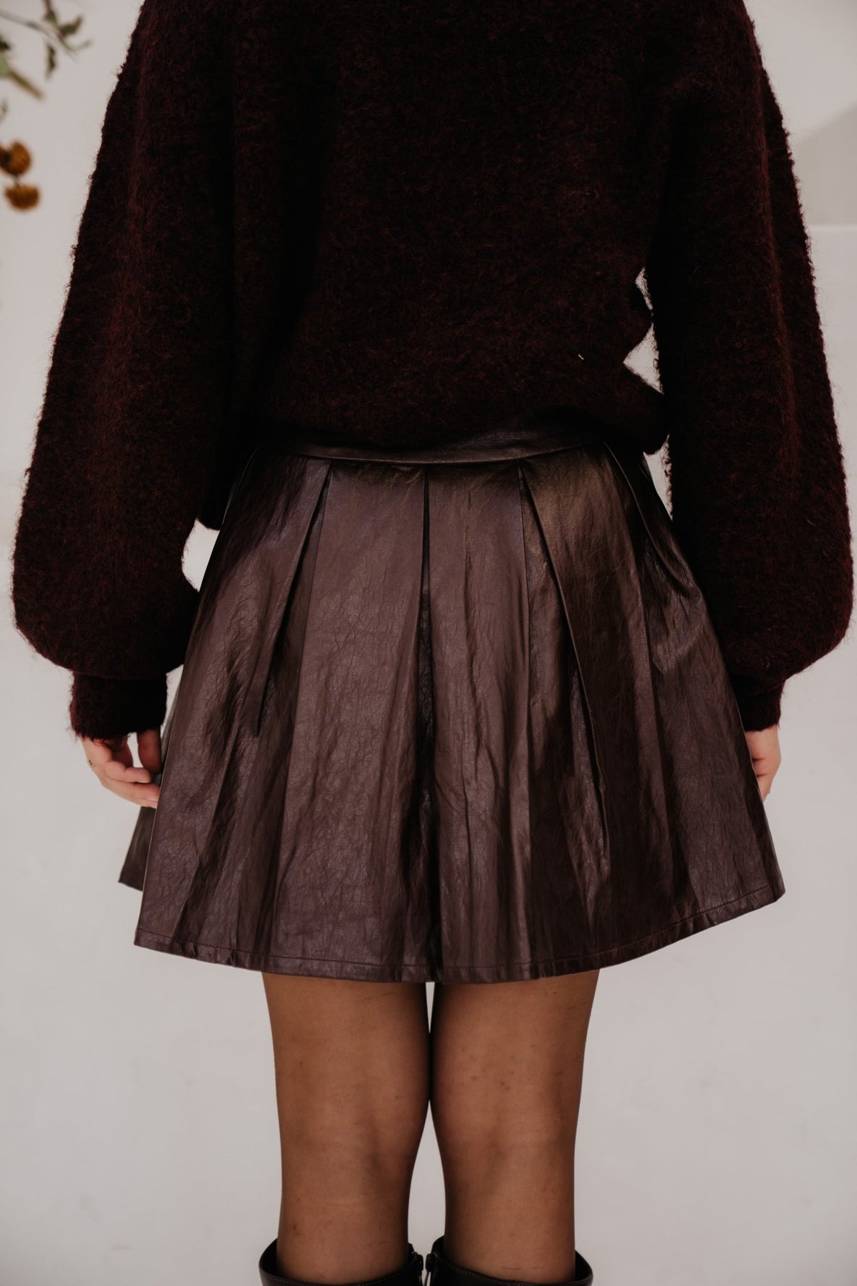 Janine skirt red brown - Bij Keesje - YDENCE - Rok