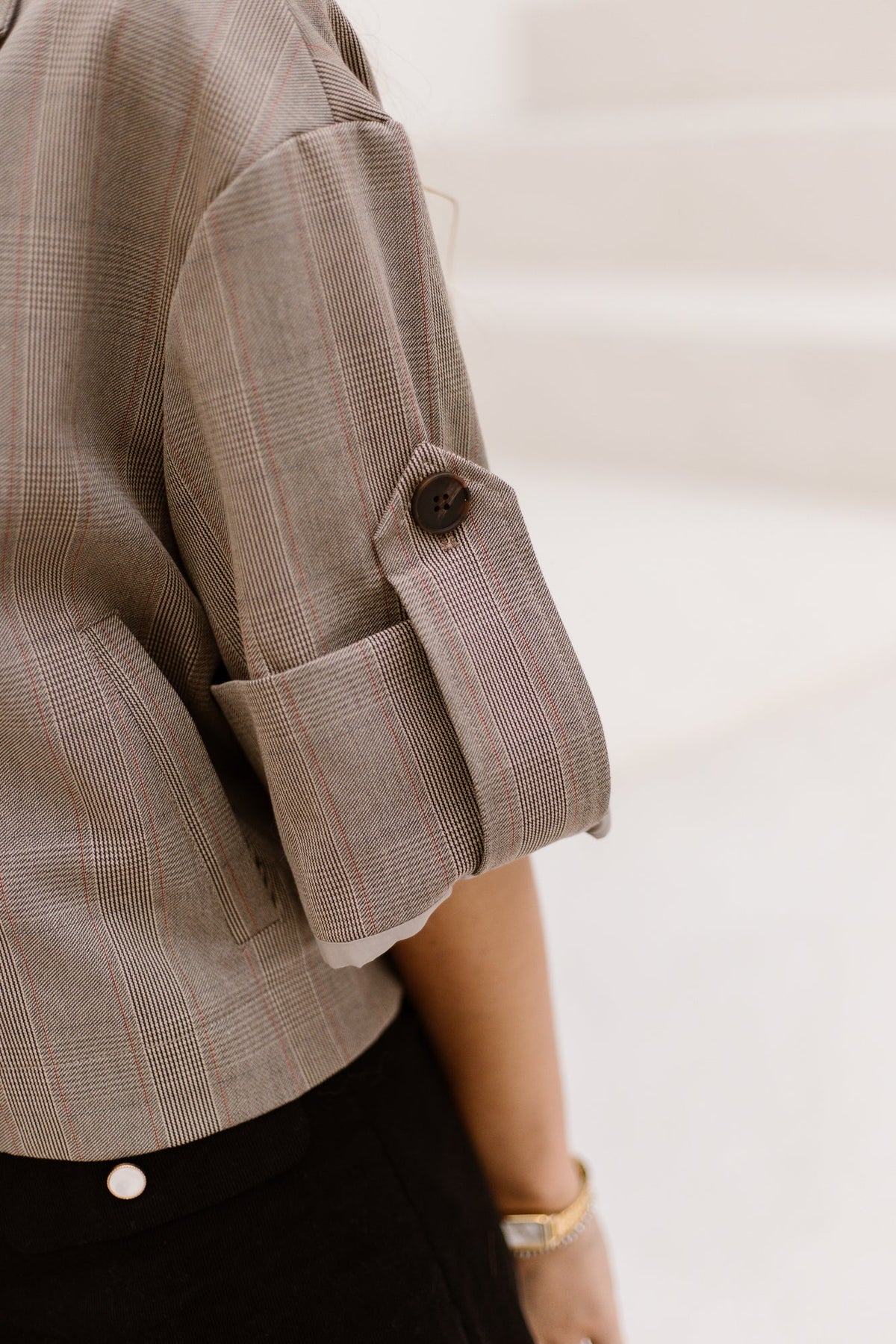Jinthe check blazer - Bij Keesje - Bij Keesje - Blazer