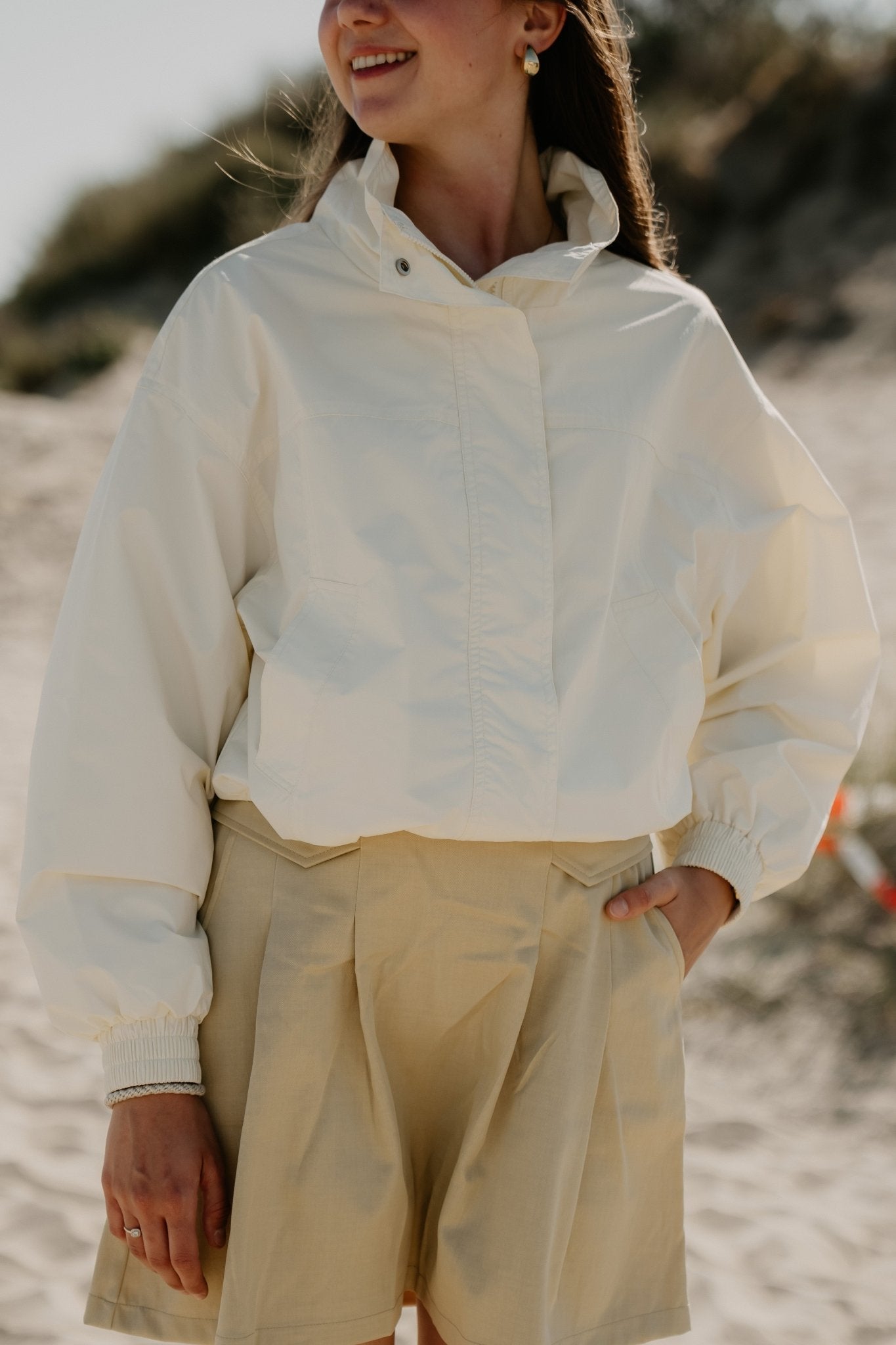 Kaia jacket ivory - Bij Keesje - Neo Noir - Jas