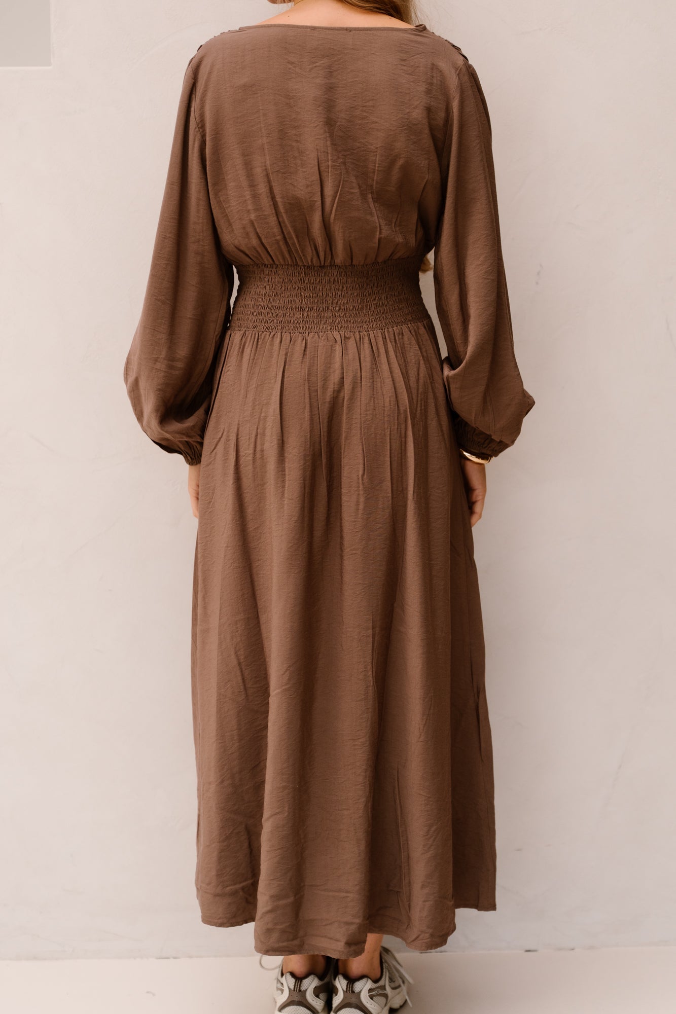 Kankata dress dark taupe - Bij Keesje - Neo Noir - Jurk