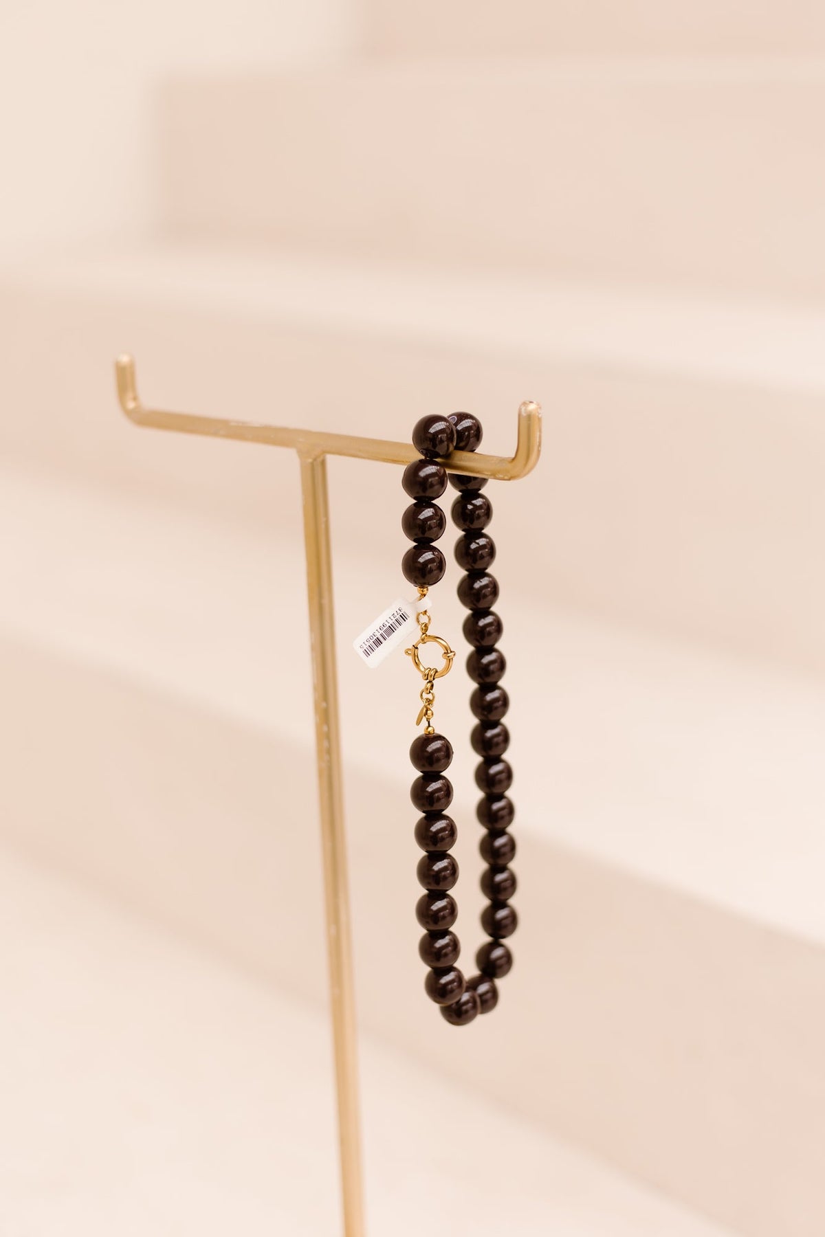 Ketting Kralen 15mm Cofee brown - Bij Keesje - Bij Keesje - Ketting
