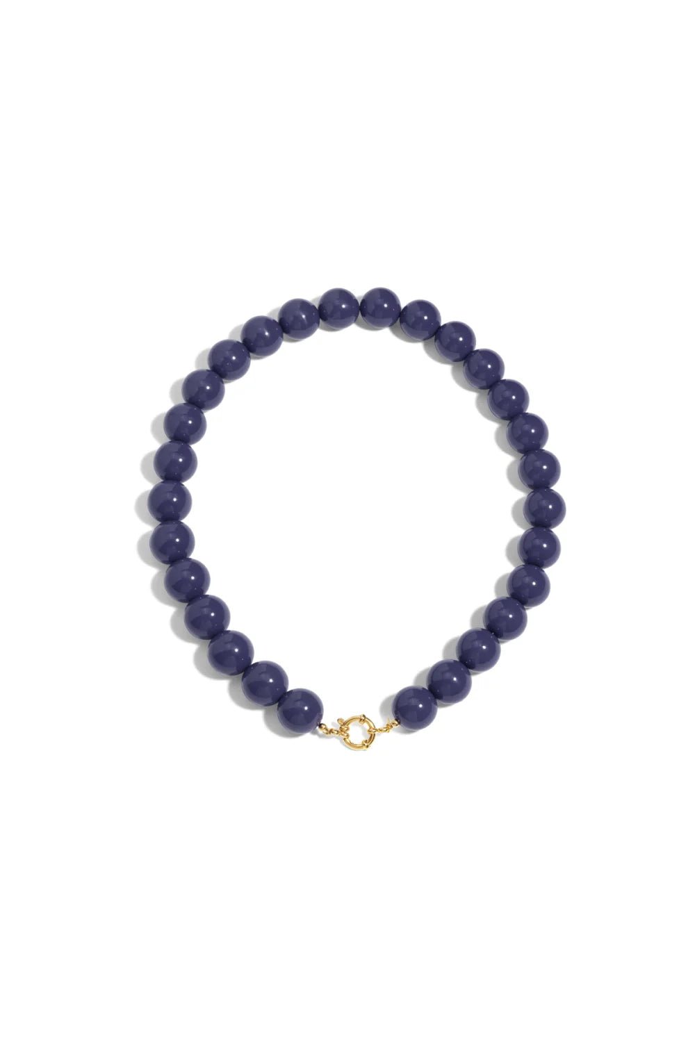 Ketting Kralen 15mm Dark blue - Bij Keesje - Bij Keesje - Ketting