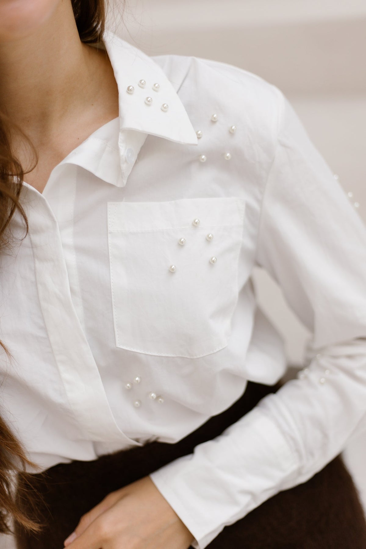 Kiki Blouse White Pearl - Bij Keesje - Bij Keesje - Blouse