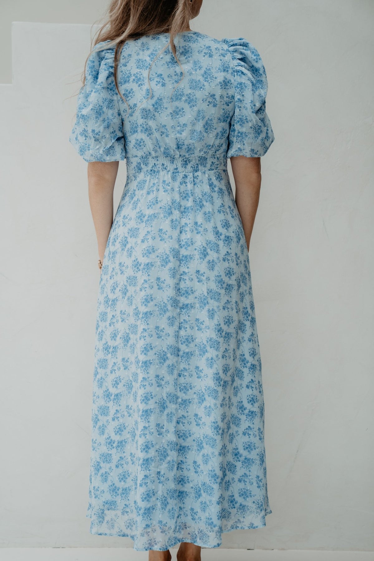 Kikka Chiffon Flower Dress Light Blue - Bij Keesje - Neo Noir - Jurk