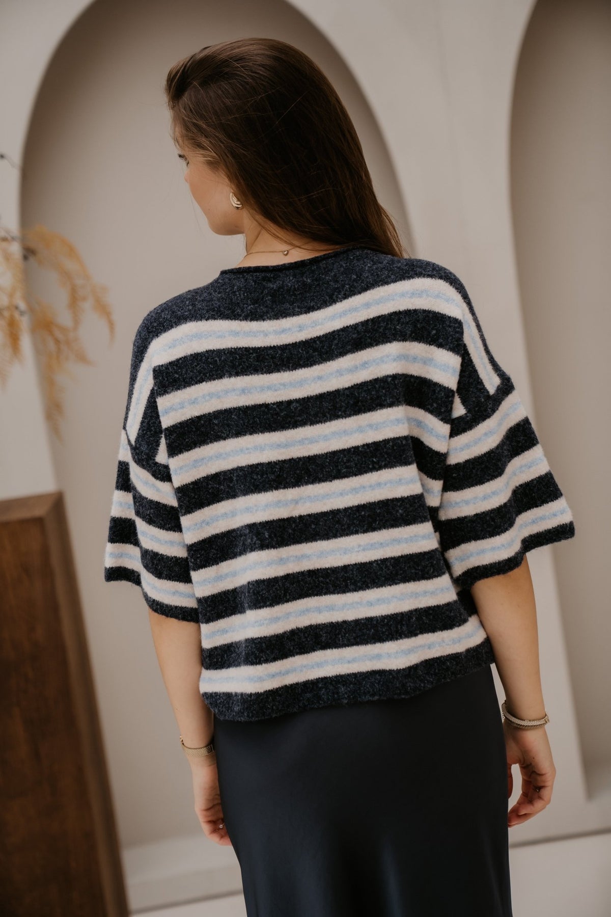 Loe top stripe blue - Bij Keesje - Bij Keesje - Top