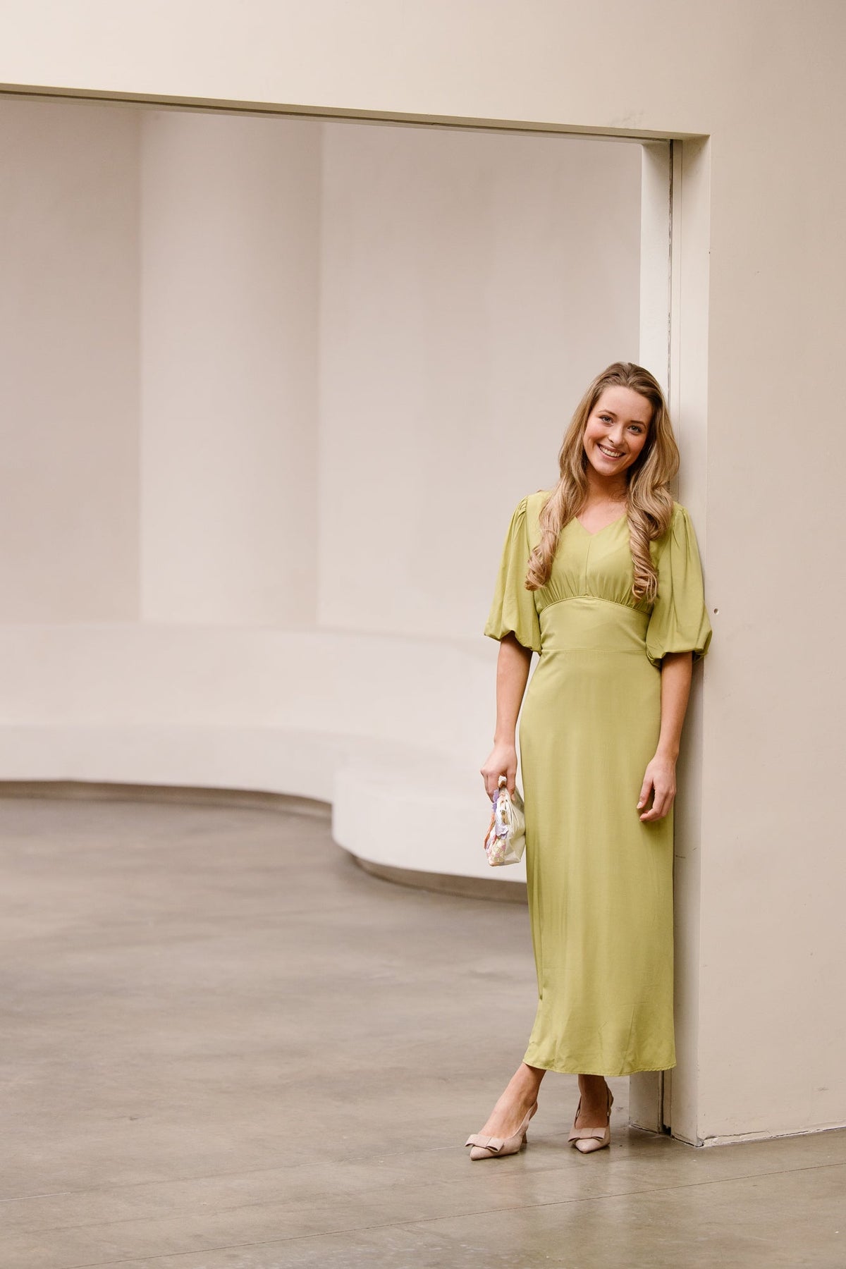 Lucretia dress olive - Bij Keesje - Bij Keesje The Label - jurk