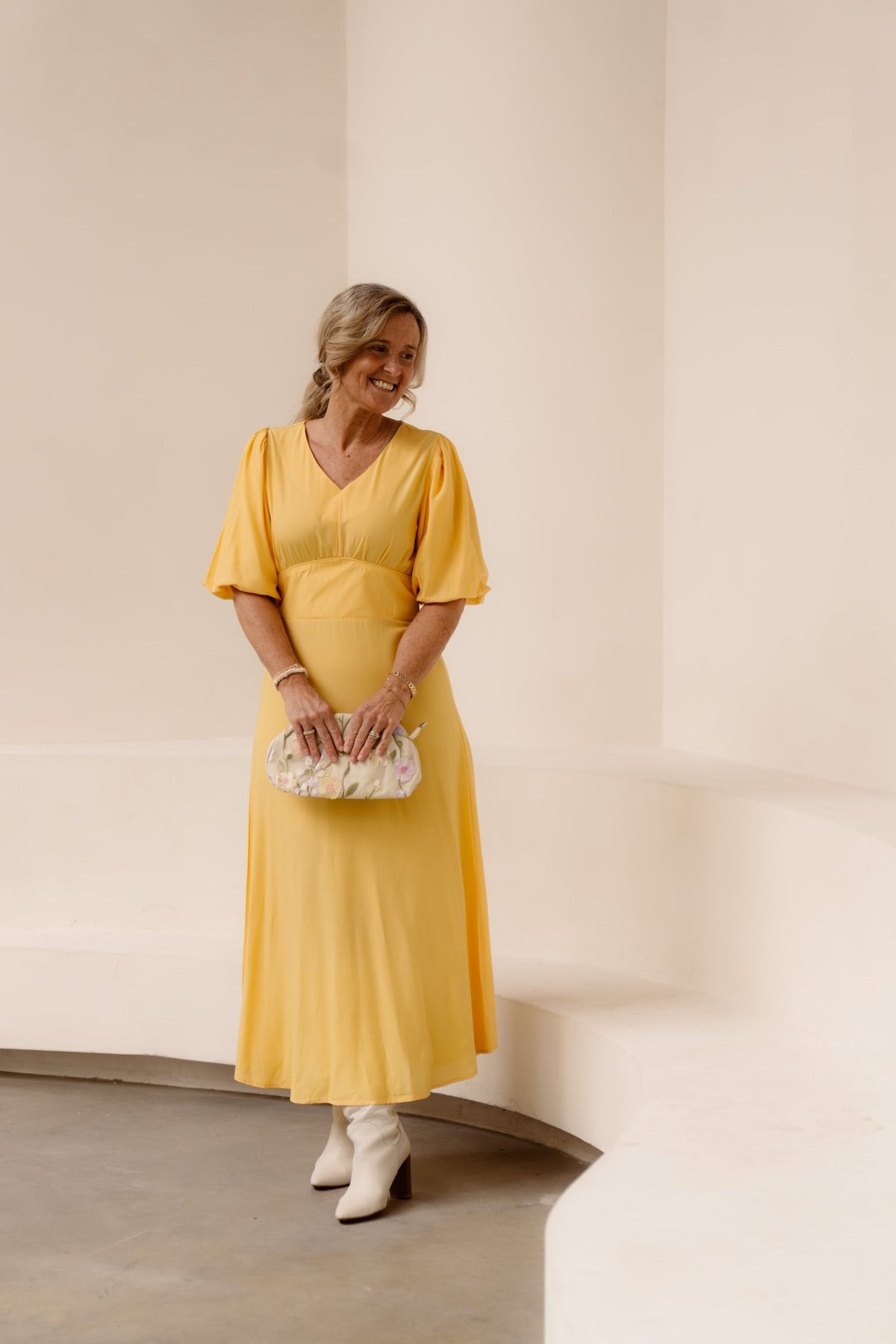 Lucretia dress yellow - Bij Keesje - Bij Keesje The Label - jurk