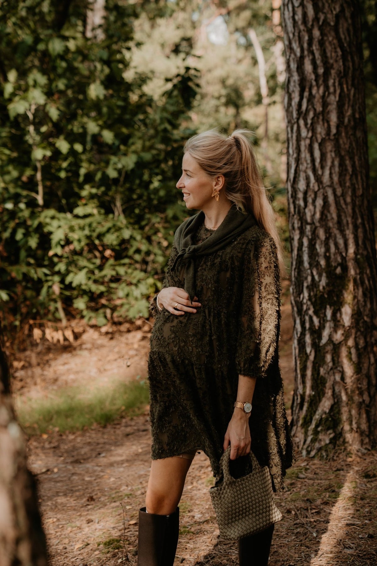 Madelene Dress Armygreen - Bij Keesje - Bij Keesje The Label - Jurk