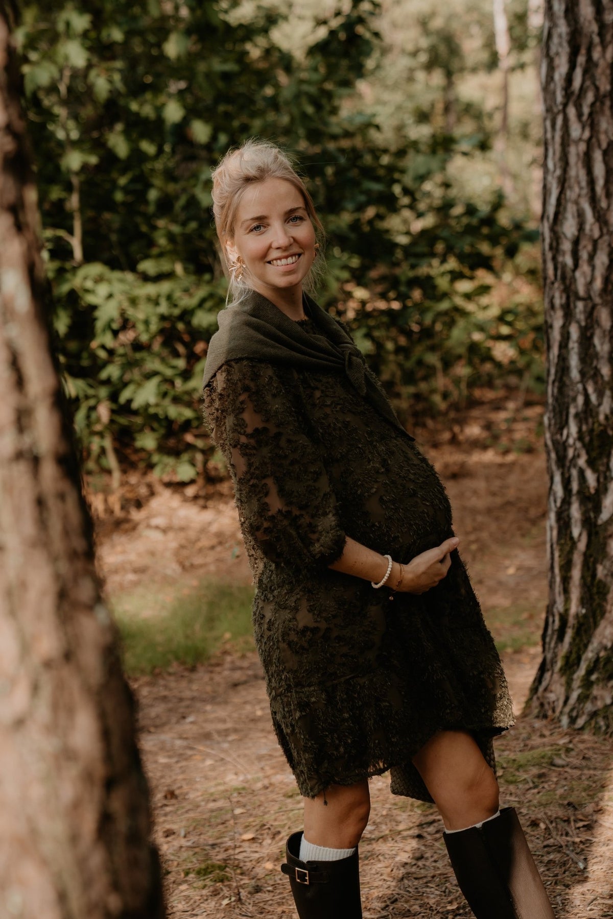 Madelene Dress Armygreen - Bij Keesje - Bij Keesje The Label - Jurk