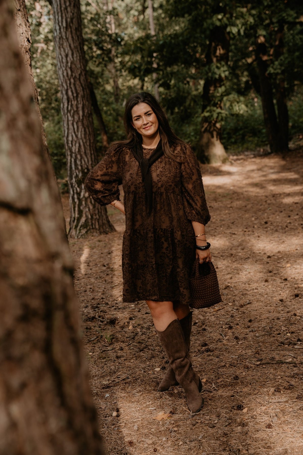 Madelene Dress Brown - Bij Keesje - Bij Keesje The Label - Jurk
