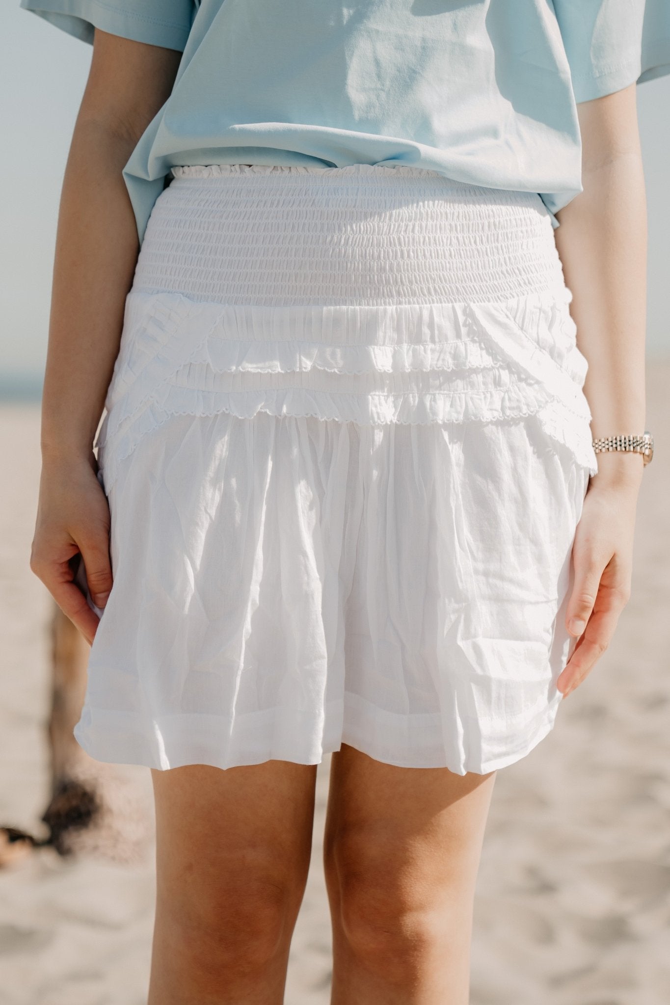 Maliah S viole skirt white - Bij Keesje - Neo Noir - Rok