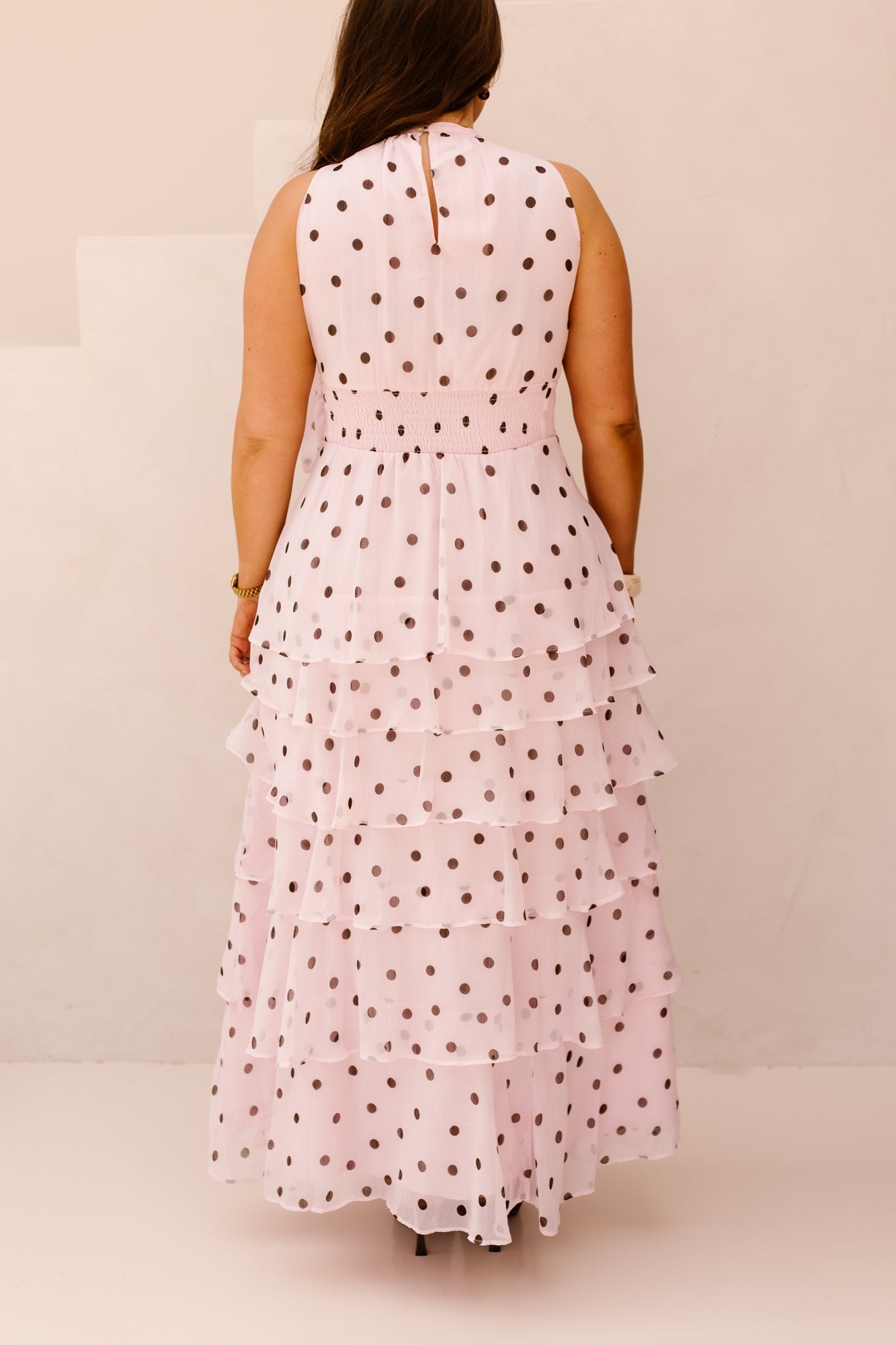 Marli Big Dot Dress Light Pink - Bij Keesje - Neo Noir - Jurk