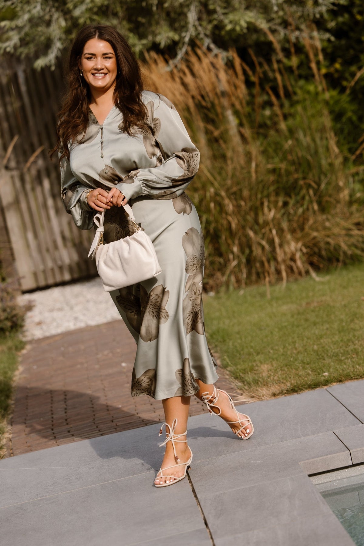 Massima misty orchid blouse smoke green - Bij Keesje - Neo Noir - Top
