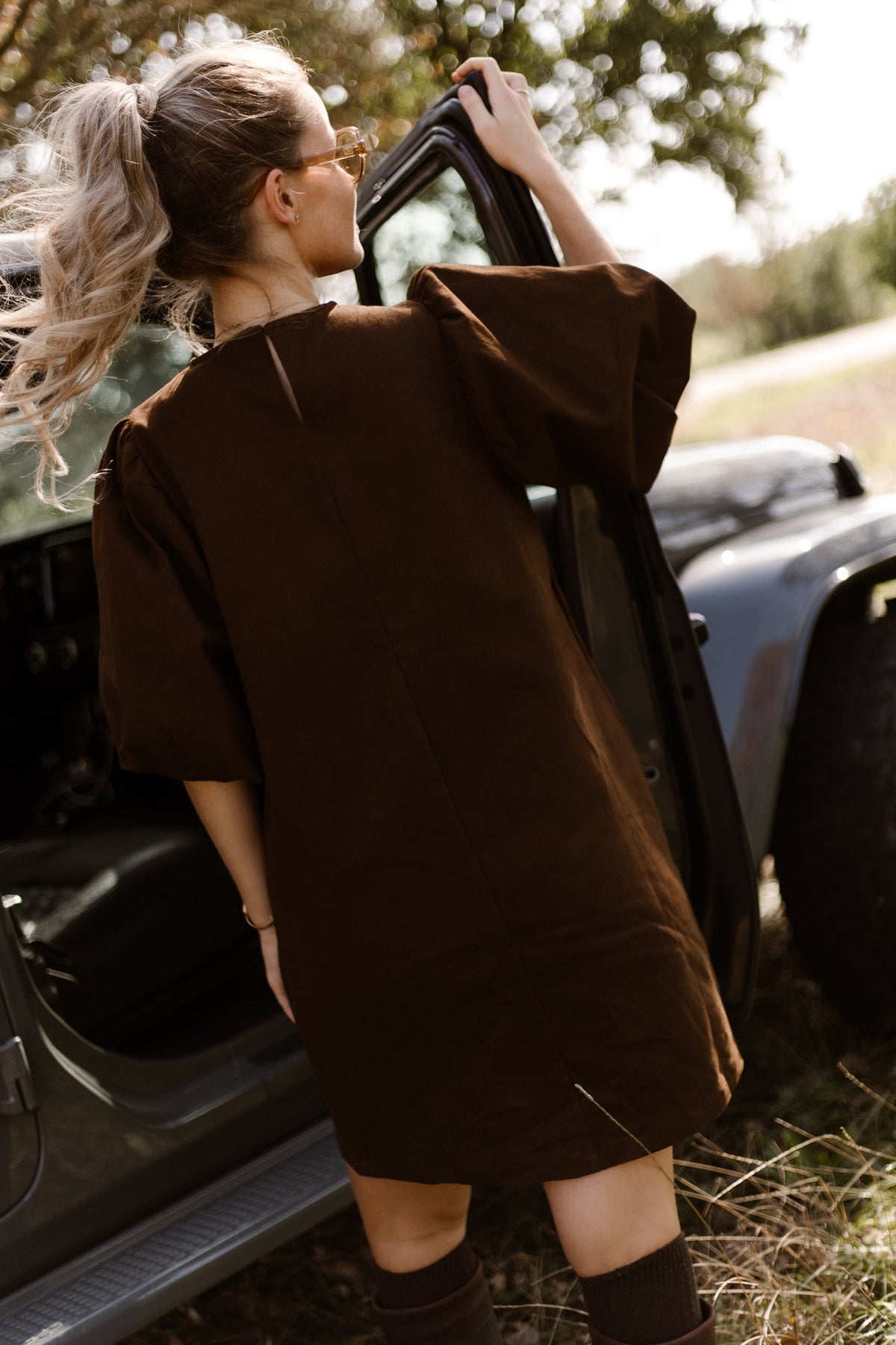 Mette Denim Dress Brown - Bij Keesje - Bij Keesje The Label - Jurk
