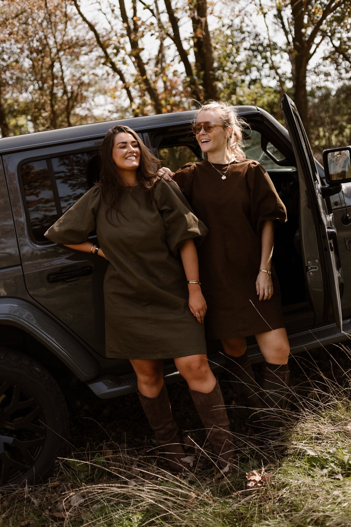 Mette Denim Dress Brown - Bij Keesje - Bij Keesje The Label - Jurk