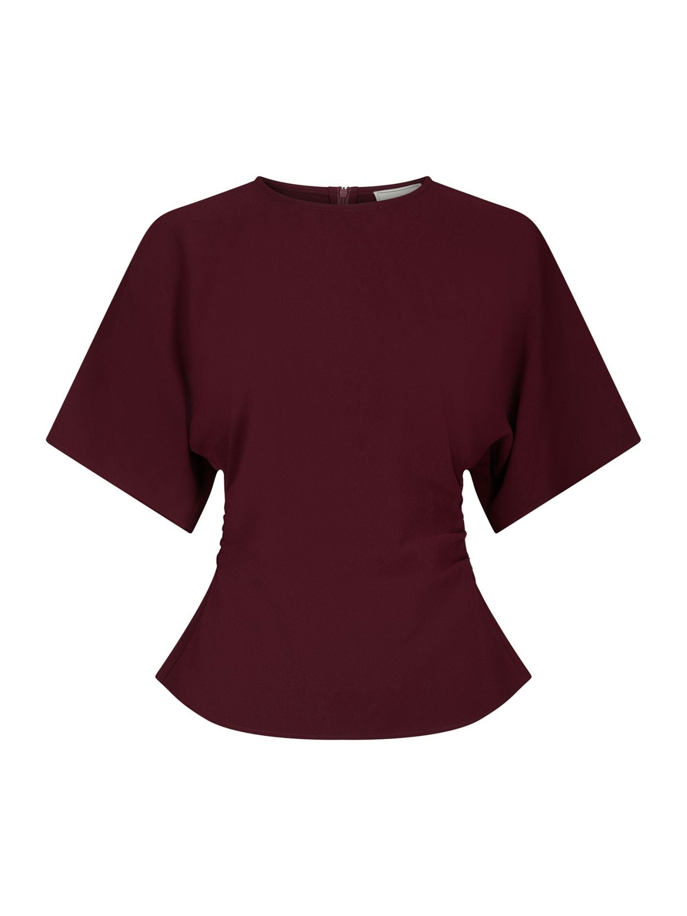 Miriel Drape Blouse Plum - Bij Keesje - Neo Noir - Blouse