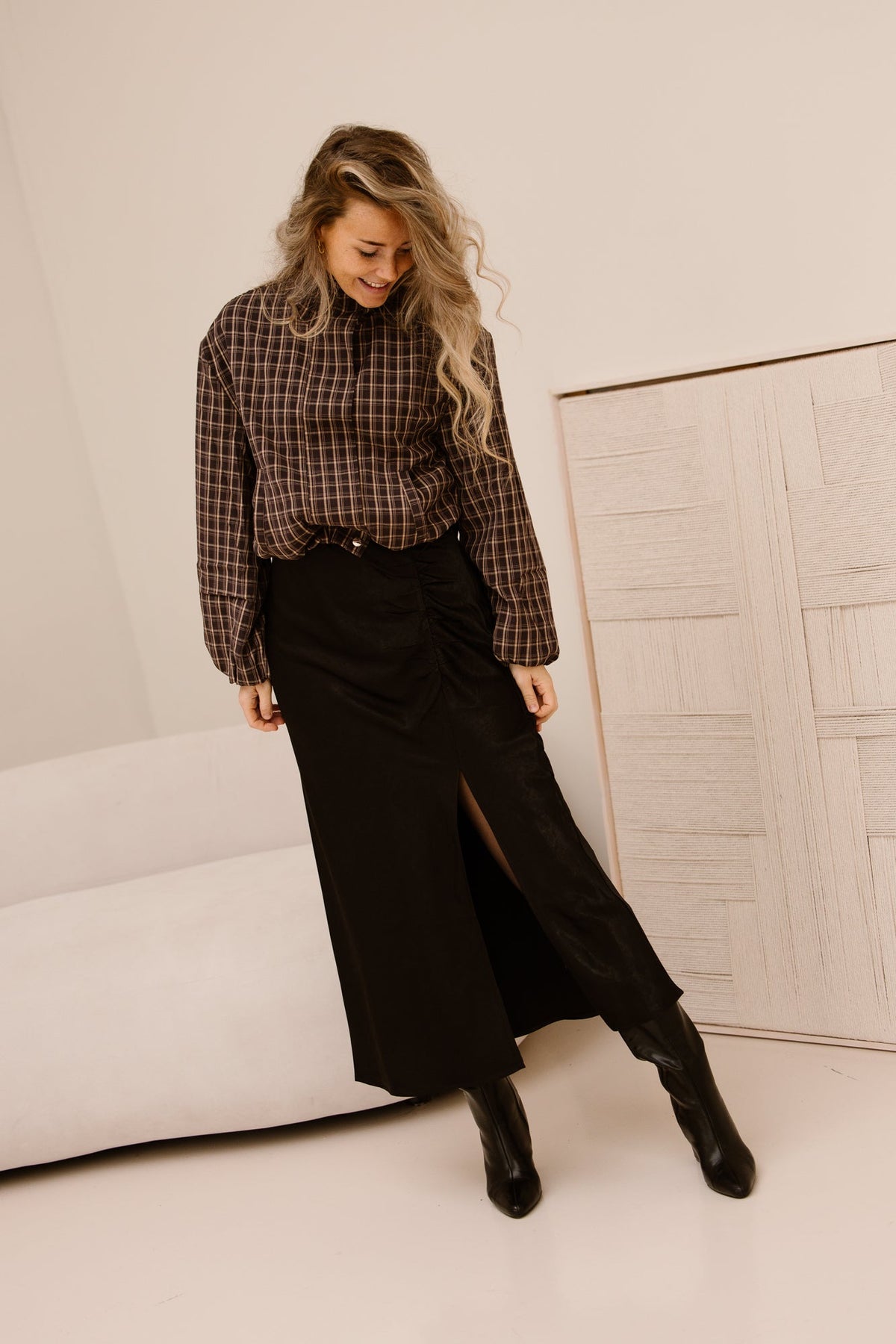 MSCHAila ullas skirt black - Bij Keesje - MSCH Copenhagen - Rok