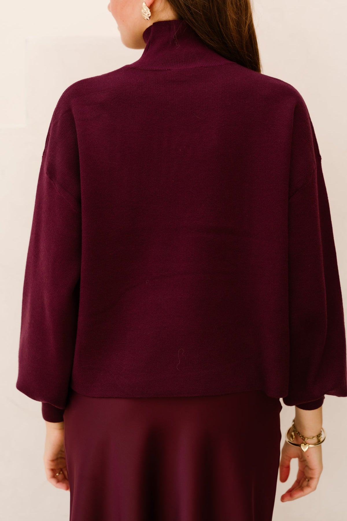 MSCHMercy East M Pullover Potent Purple - Bij Keesje - MSCH Copenhagen - Trui