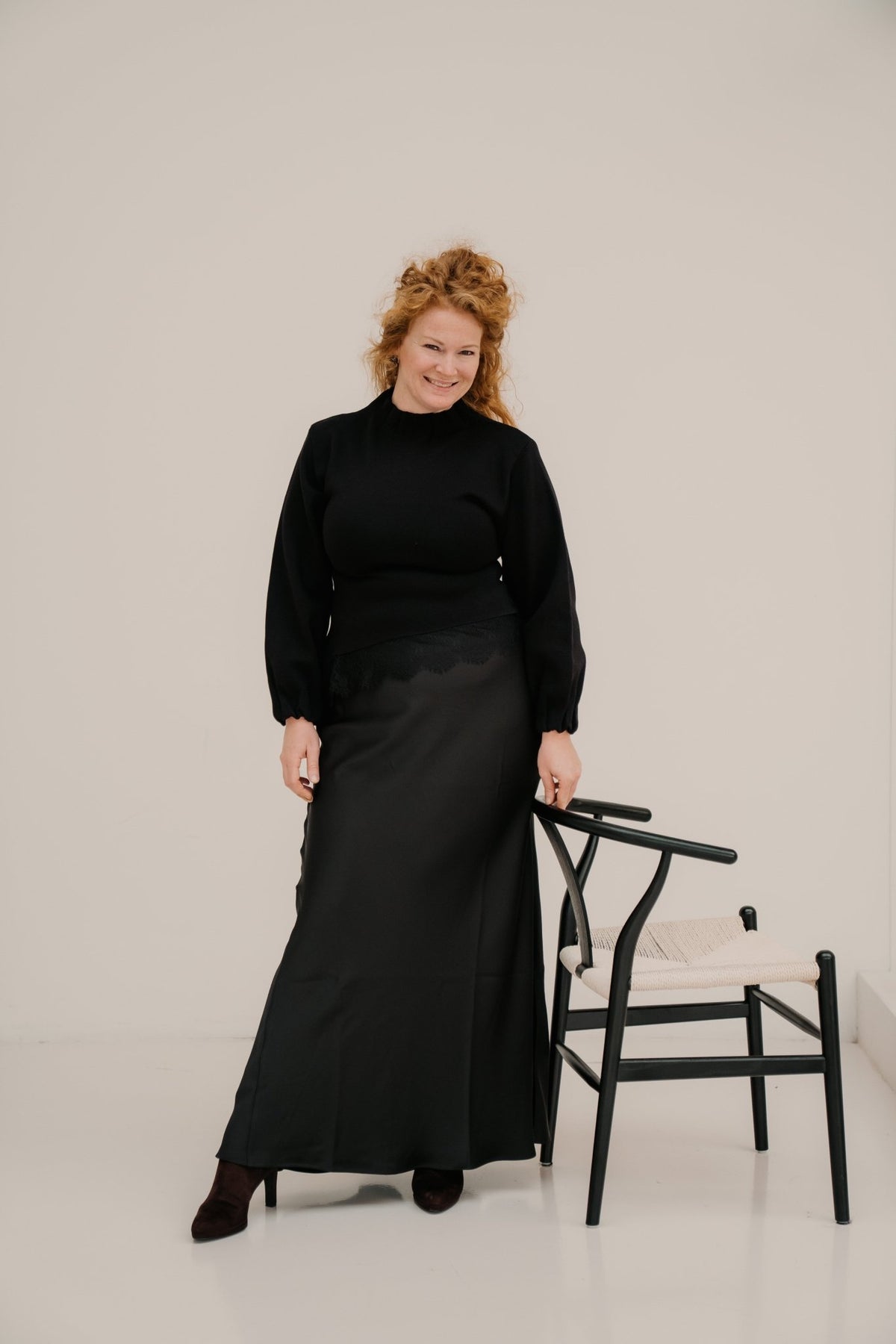 Natanja lace top black - Bij Keesje - Bij Keesje - Top