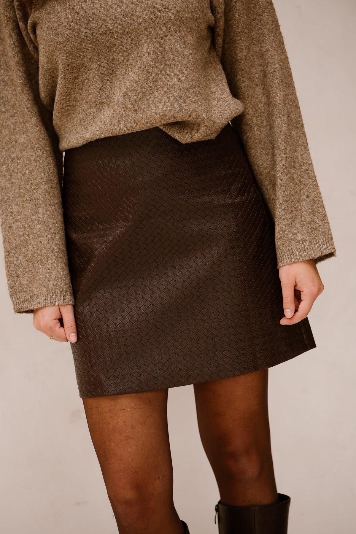 Netta skirt brown - Bij Keesje - Bij Keesje - Rok