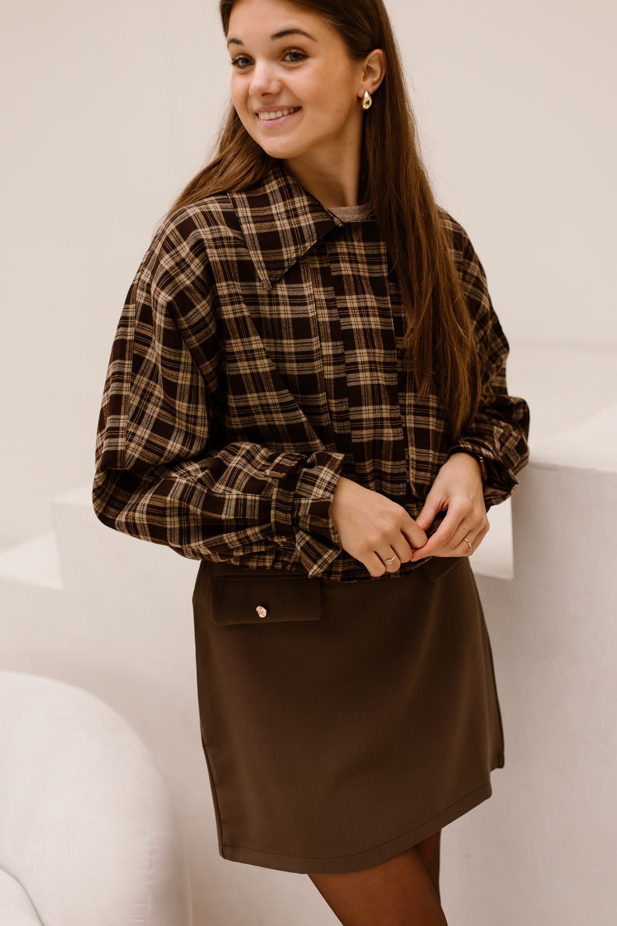 Nune jacket brown - Bij Keesje - Bij Keesje - Jas