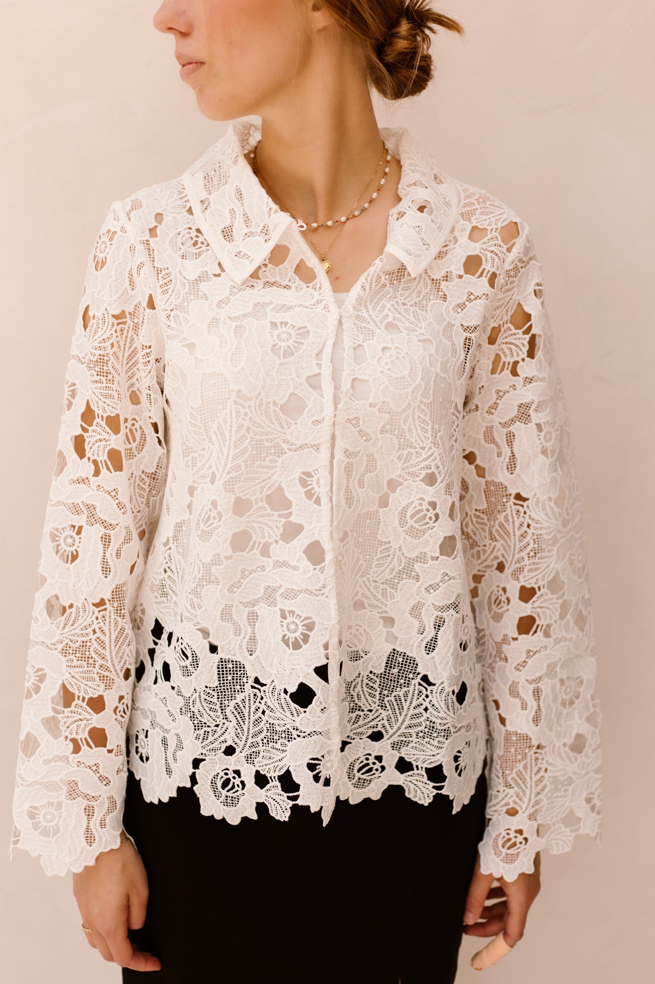 Objelera L/S Top Cloud Dancer - Bij Keesje - Object - Blouse
