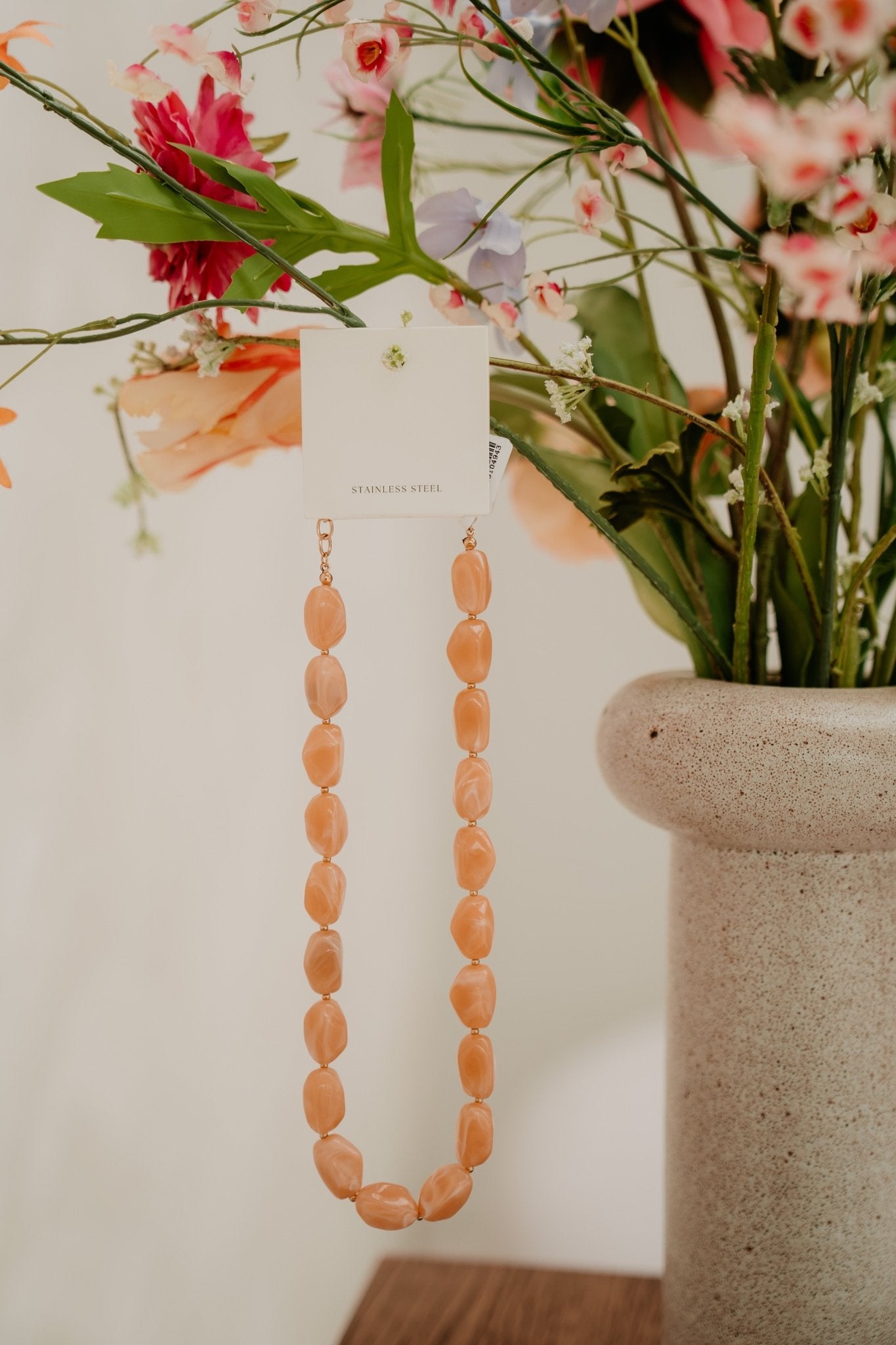 Odia ketting koraal - Bij Keesje - Bij Keesje - accessoires