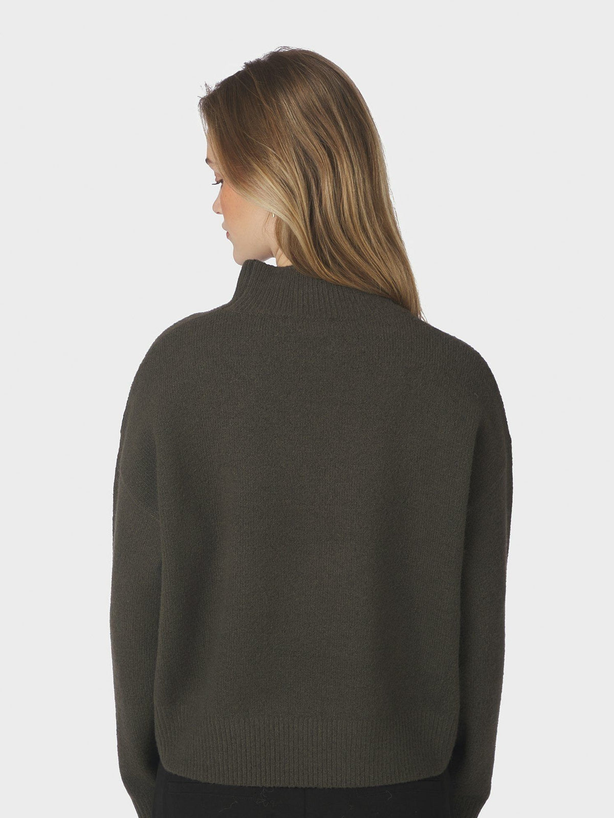Paulina Knit Blouse moss green - Bij Keesje - Neo Noir - Trui