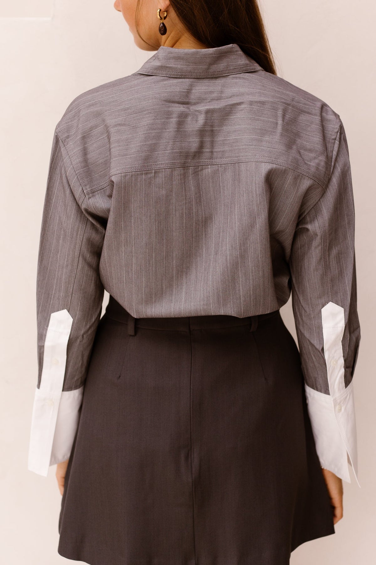 PennyCC Pin Shirt Mid Grey - Bij Keesje - Co'couture - Blouse