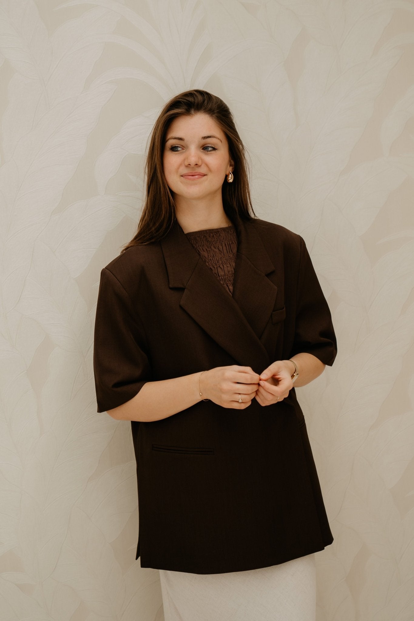 Philou blazer brown - Bij Keesje - Bij Keesje - blazer