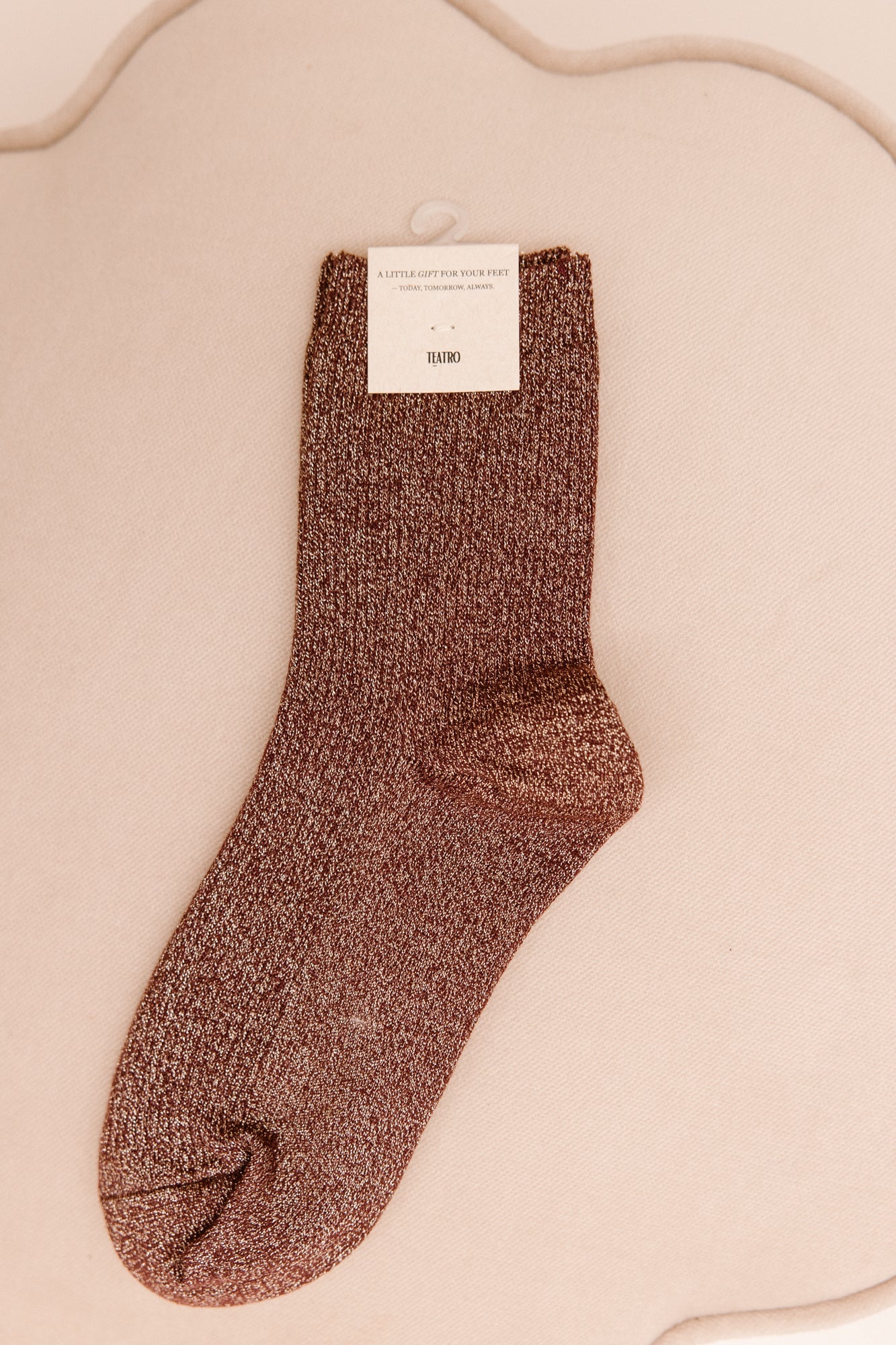 Regalo sokken glitter bordeaux - Bij Keesje - Bij Keesje