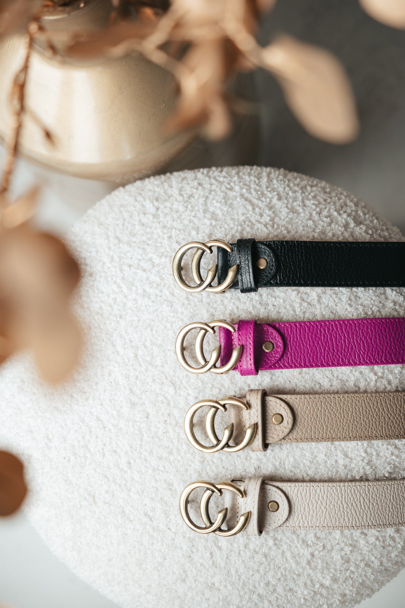 Riem embleem beige - Bij Keesje - Bij Keesje