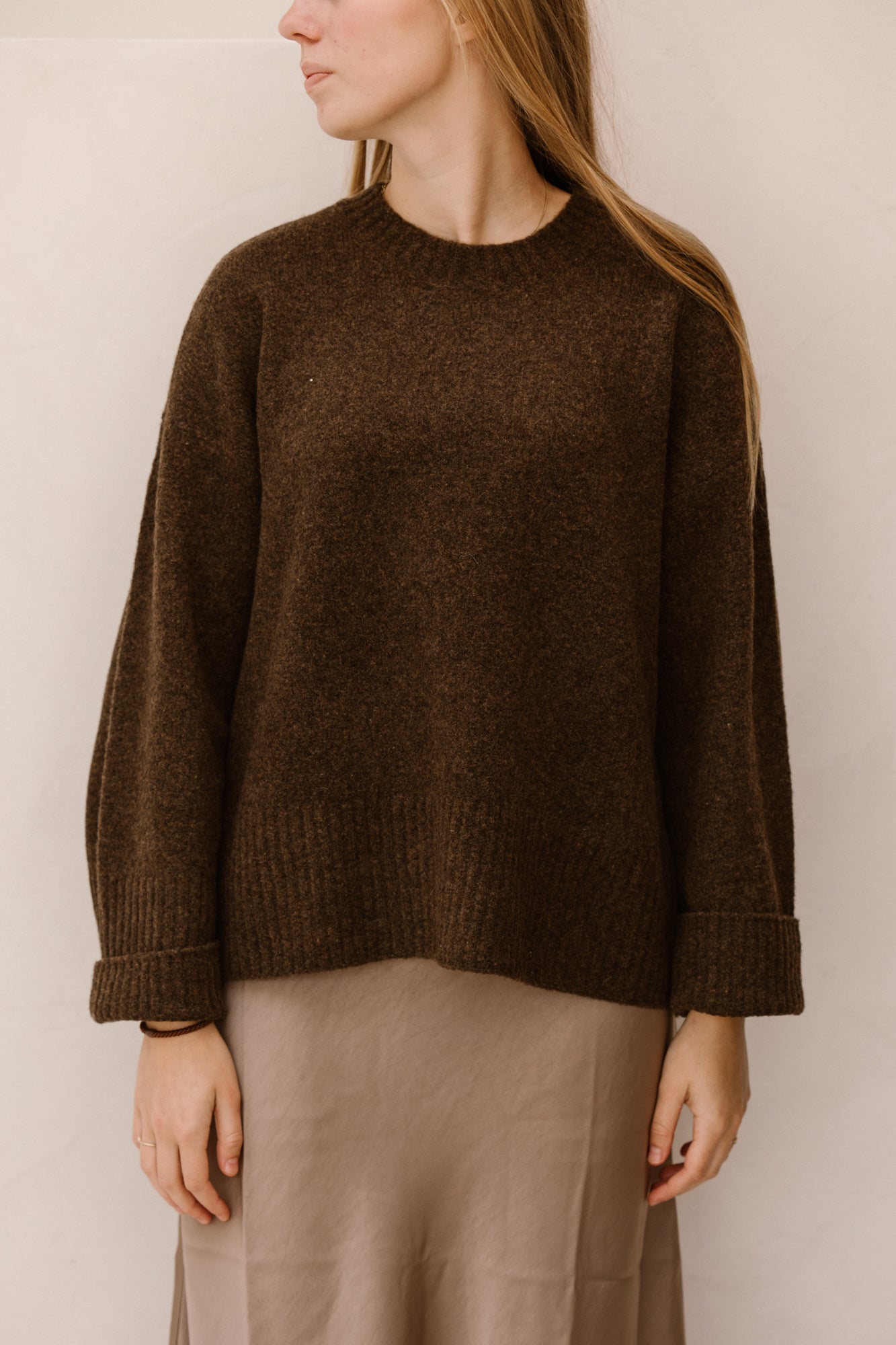 RogerCC O - Neck Knit Mocca - Bij Keesje - Co'couture - Trui